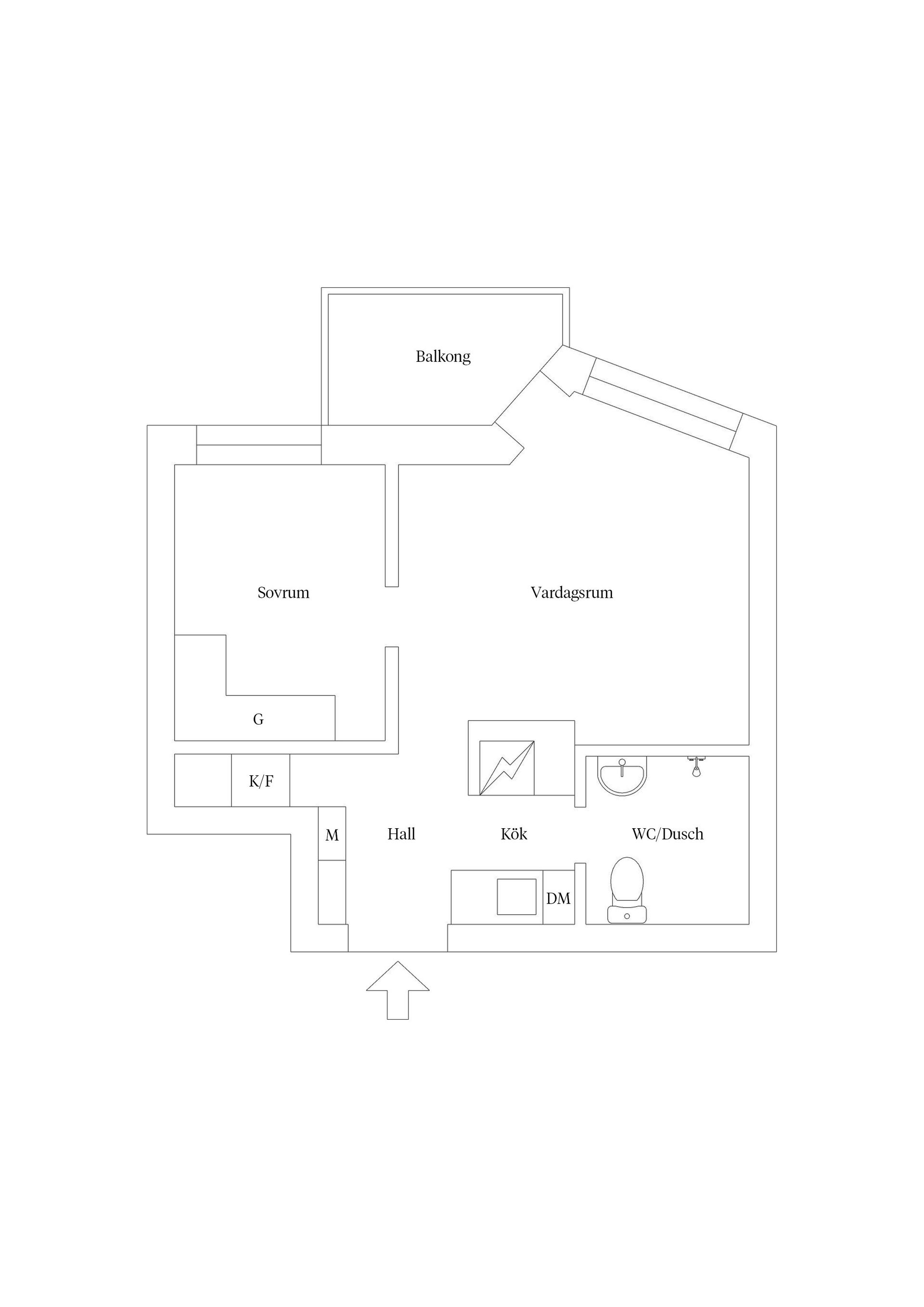 Bostadsrätt, Vaksalagatan 43, Fålhagen, Uppsala