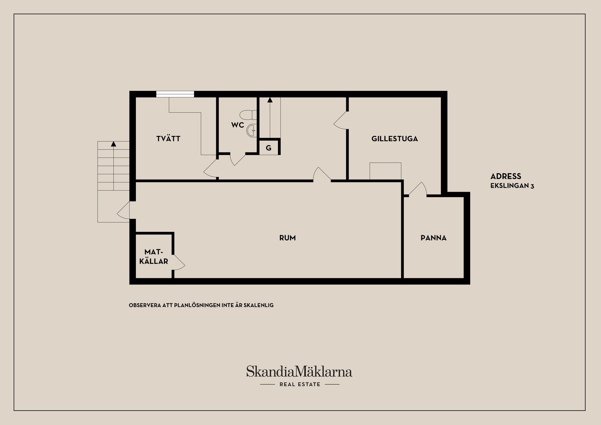 Villa, Ekslingan 3, Nyköping