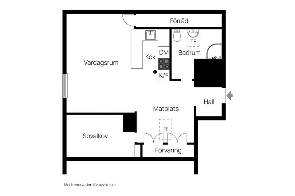 Bostadsrätt, Dalgatan 36b, Centralt - Väst på stan, Sundsvall