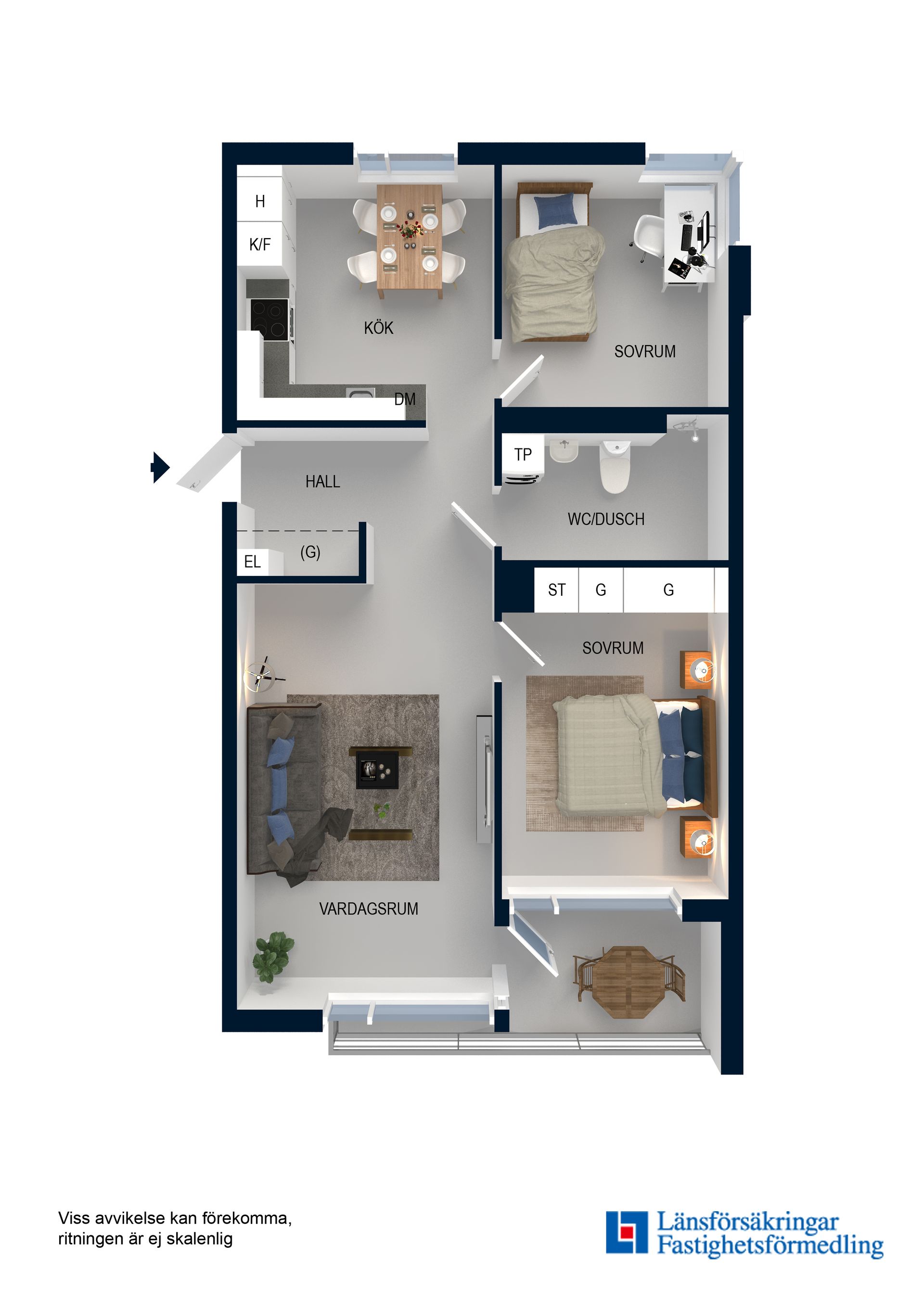 Bostadsrätt, Harpsundsvägen 84B, våning 4 av 4!, Högdalen, Stockholm