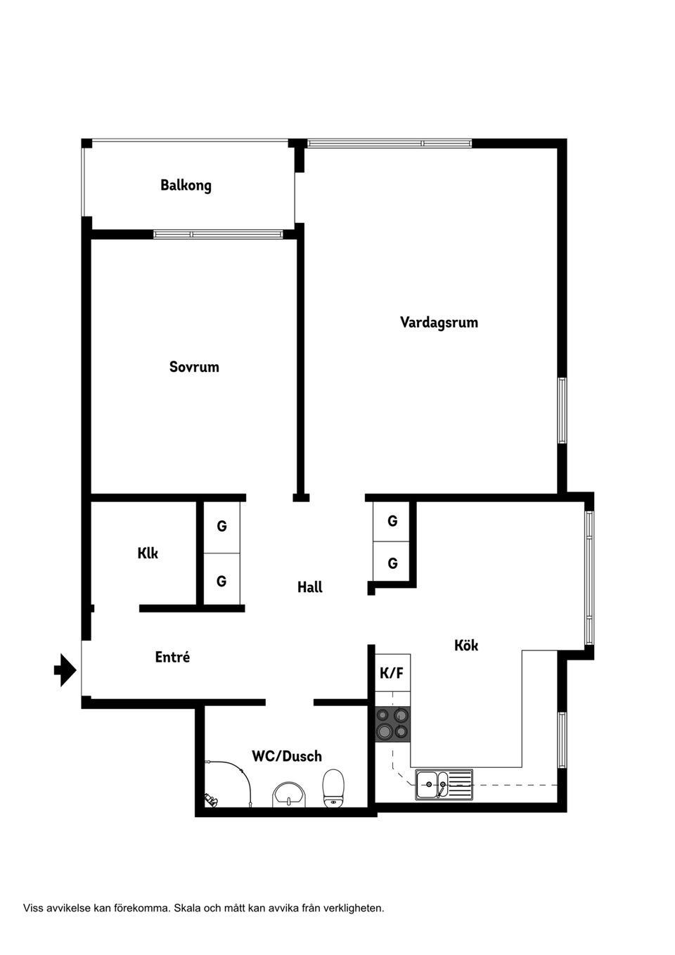 Bostadsrätt, Bangatan 10A, Centralt, Karlskoga