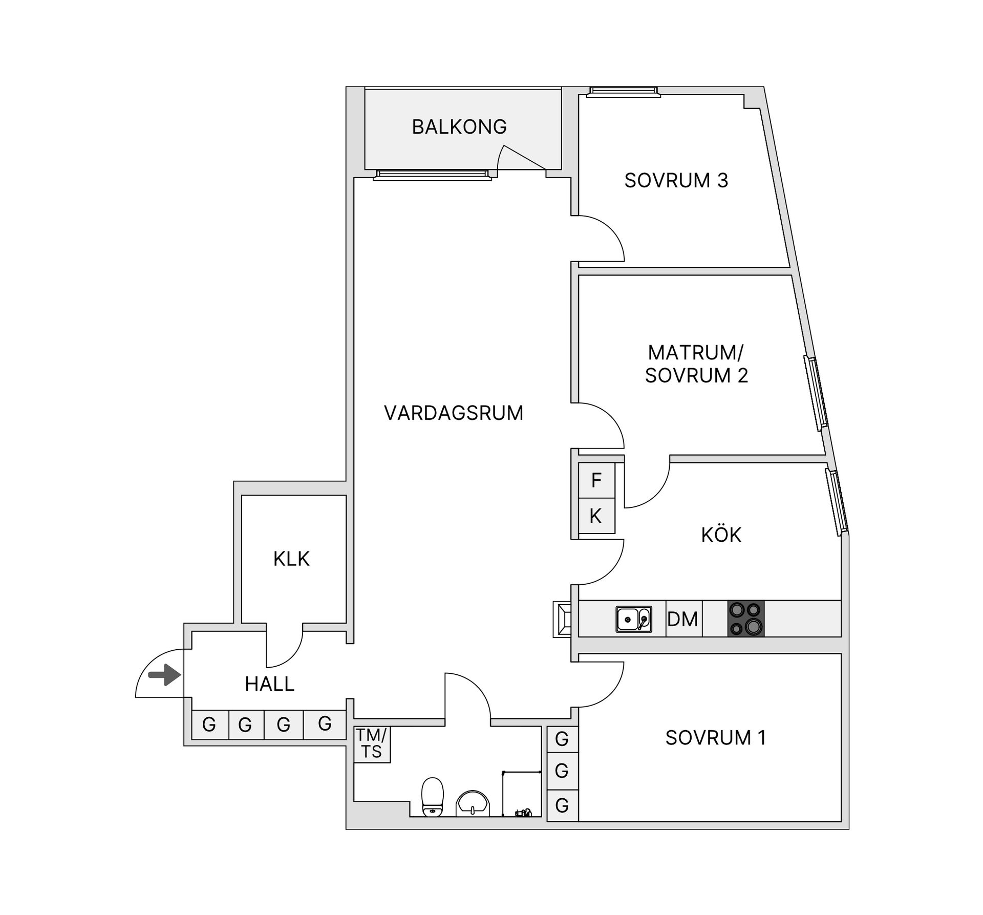 Bostadsrätt, Näsbydalsvägen 4, Näsbydal, Täby