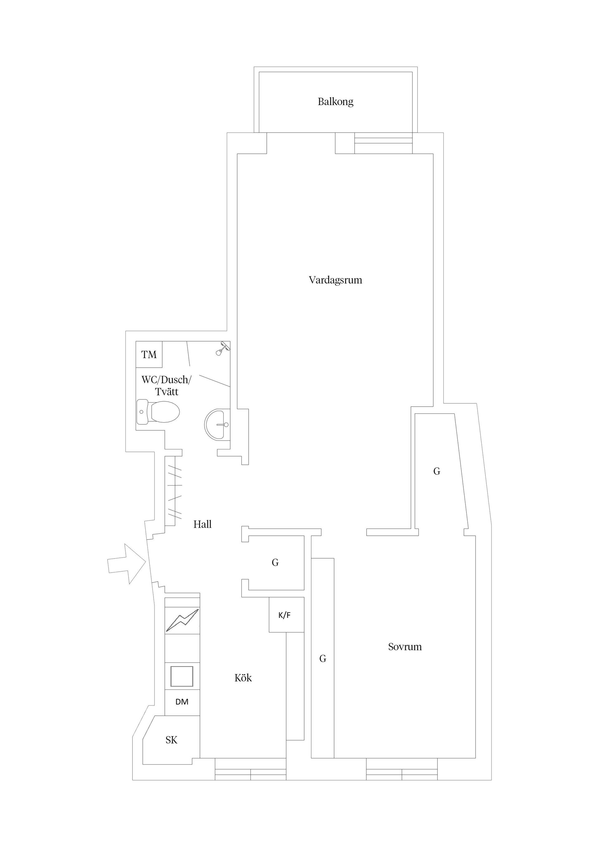 Bostadsrätt, Bäverns gränd 2, Centrum Uppsala, Uppsala
