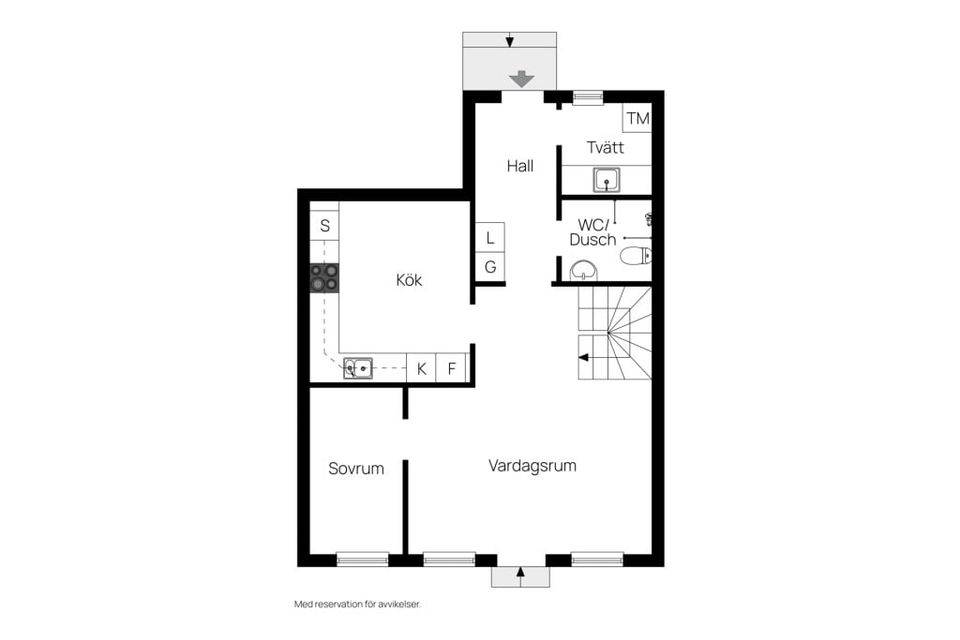 Bostadsrätt, Västra Järnvägsgatan 59, Smålandsstenar, Gislaved
