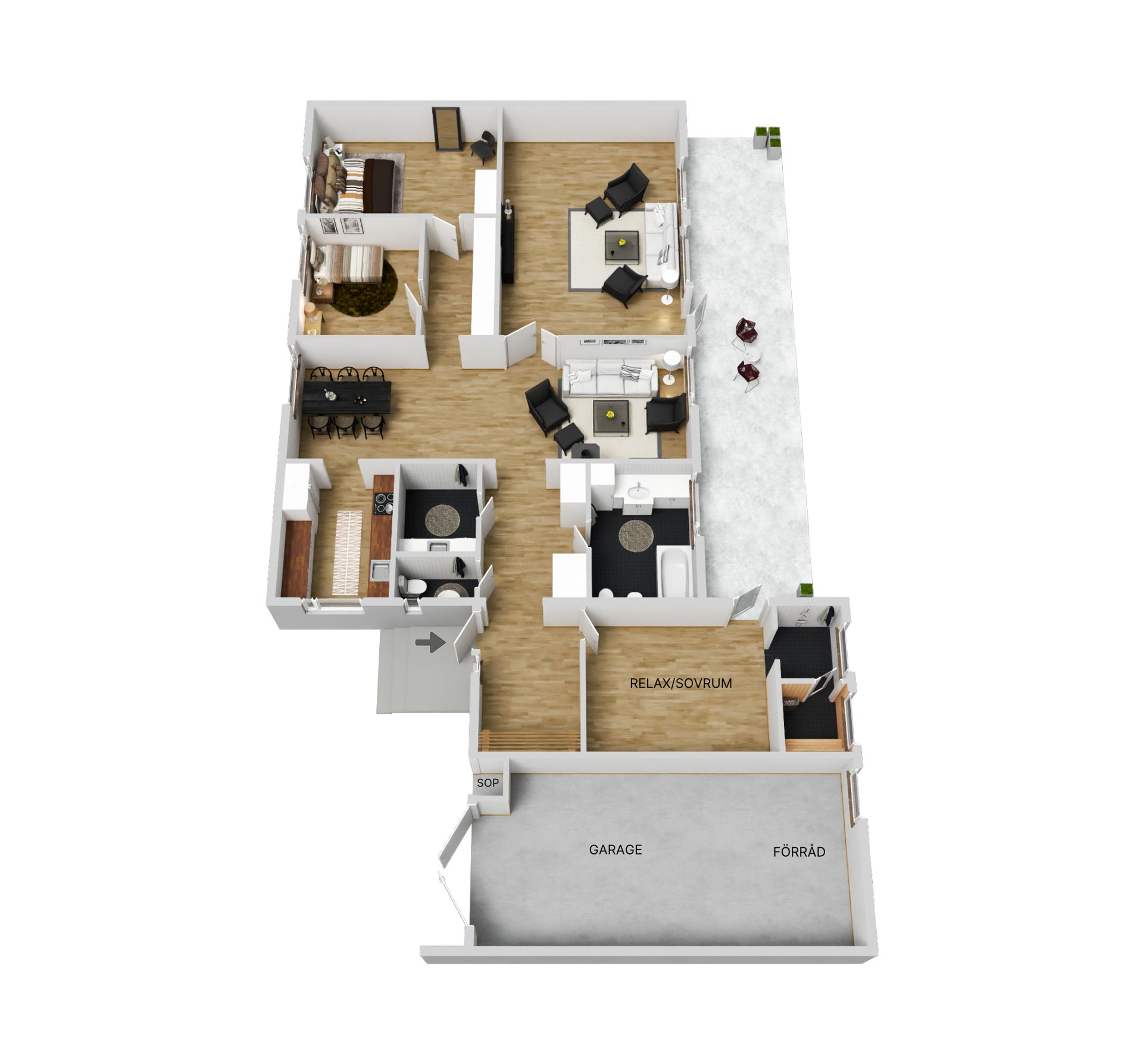 Villa, Egnahemsvägen 29, Björkmansheden, Gällivare