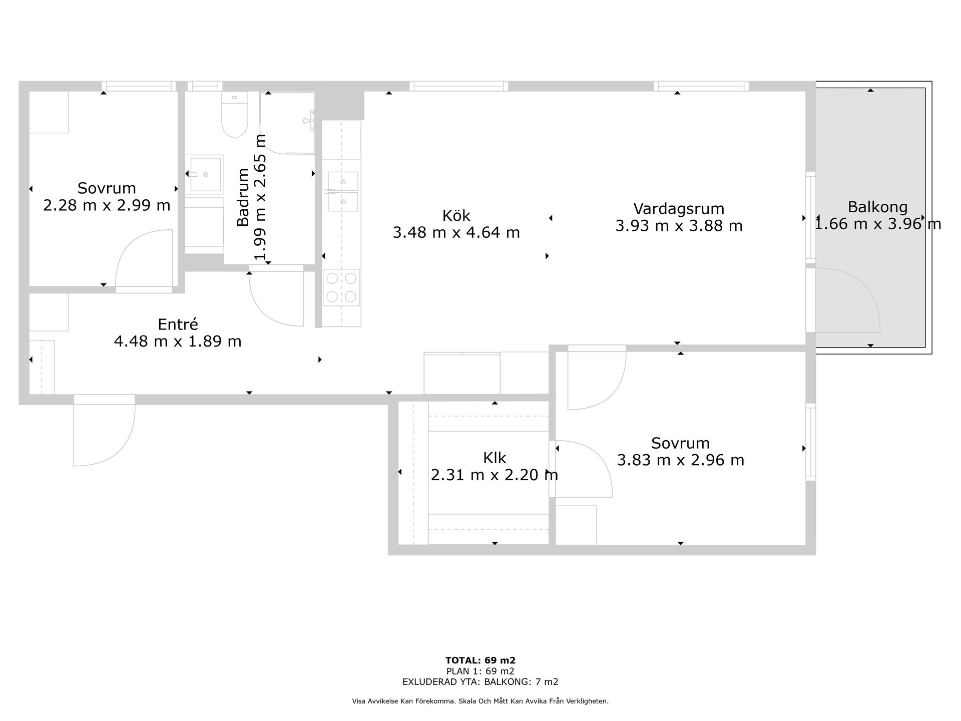 Bostadsrätt, Parkgatan 47C, Kungshamn, Sotenäs