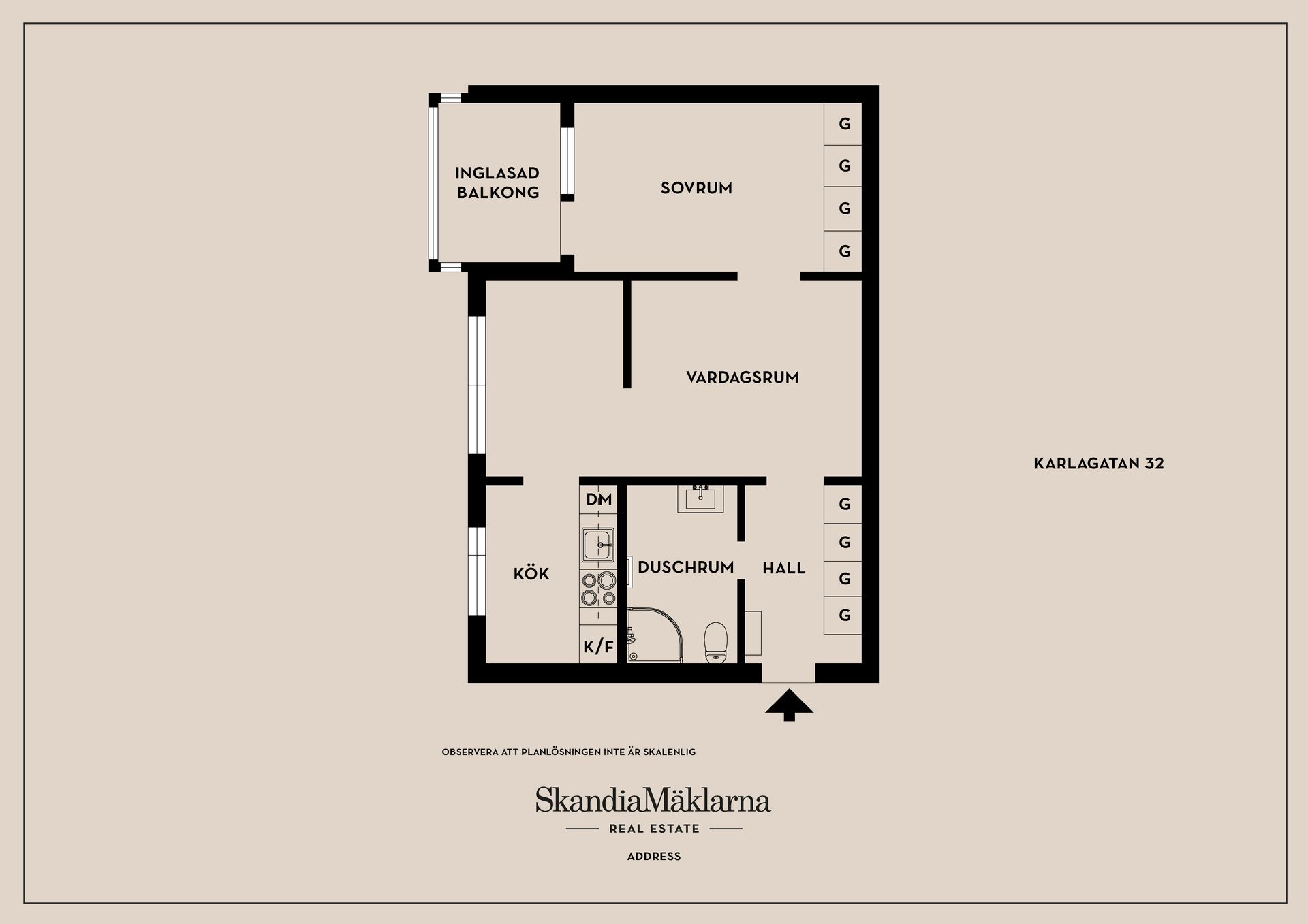 Bostadsrätt, Karlagatan 32, Herrhagen, Karlstad