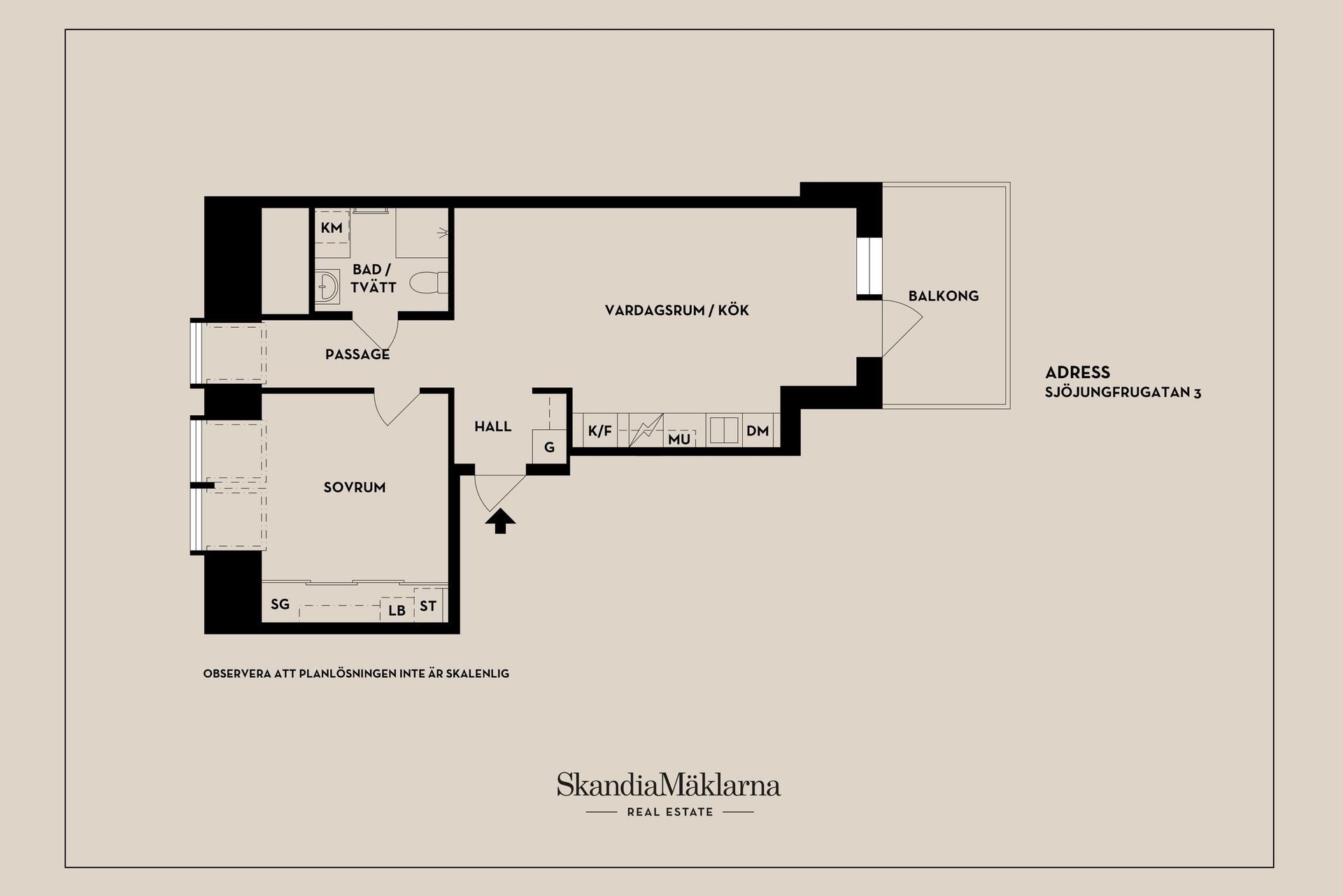 Bostadsrätt, Sjöjungfrugatan 3A, Öster Mälarstrand /Notudden, Västerås