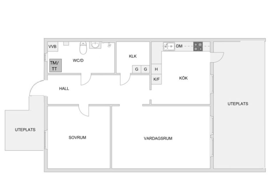 Bostadsrätt, Radhus, Clementingränd 53, Viksjö, Järfälla