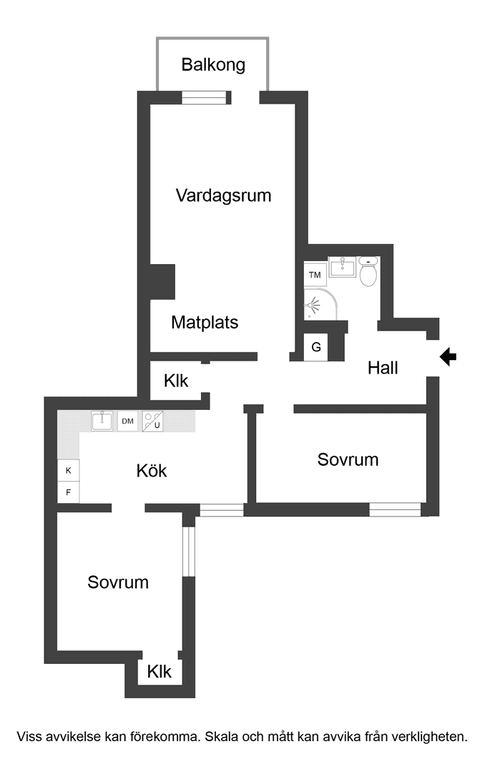 Bostadsrätt, Bergslagsgatan 3, Norr / Folkparken, Norrköping