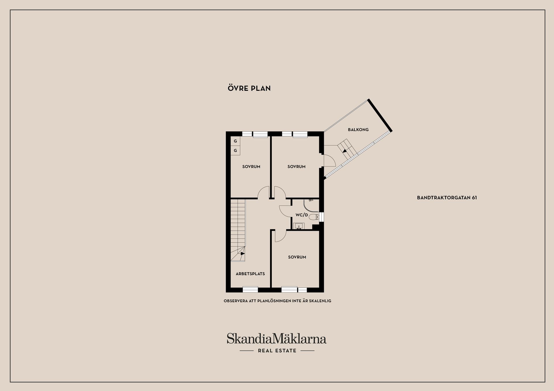 Radhus, Bandtraktorgatan 61, Angered, Göteborg