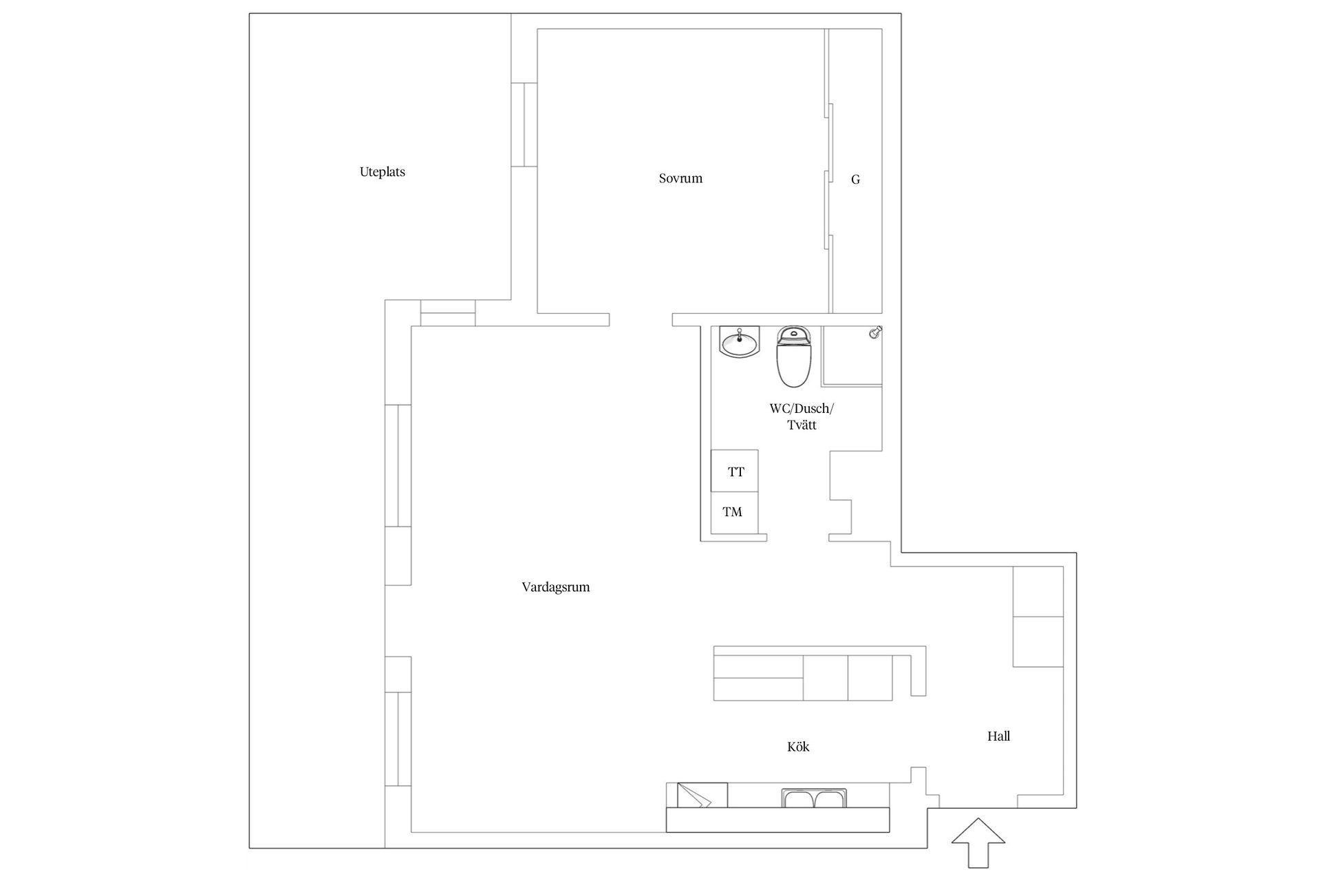 Bostadsrätt, Kung Oskars Väg 31, Sockerbruket, Lund
