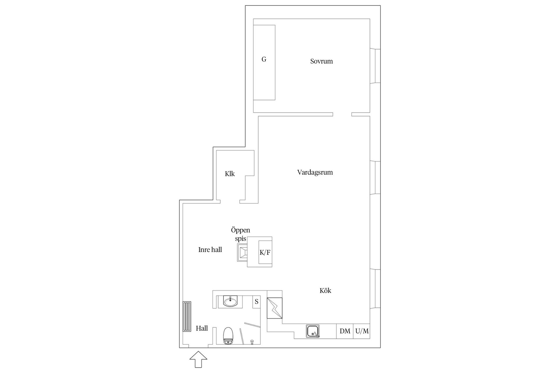 Bostadsrätt, Alviksvägen 11, Bromma - Äppelviken, Stockholm