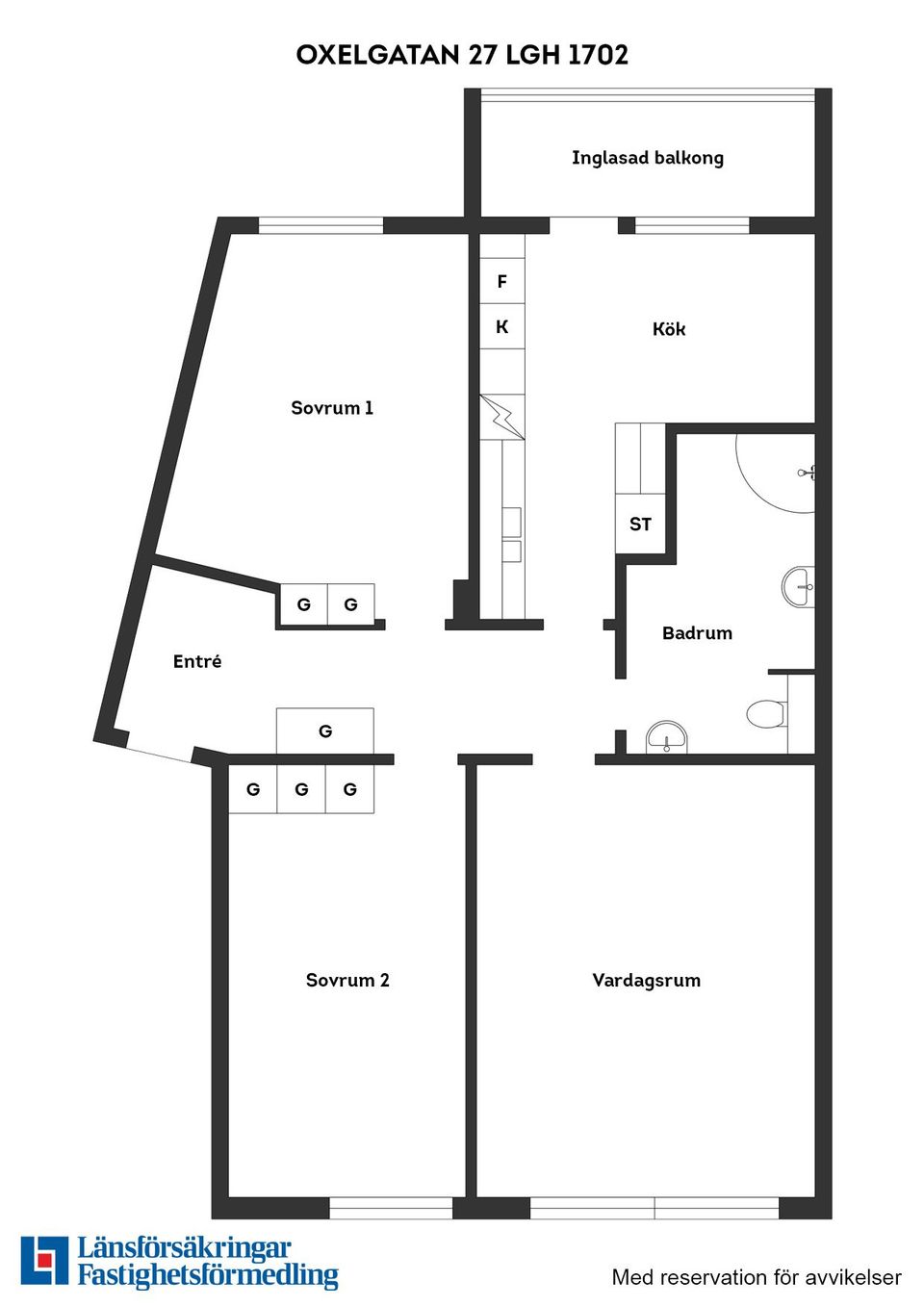 Bostadsrätt, Oxelgatan 27, Ekhagen, Jönköping
