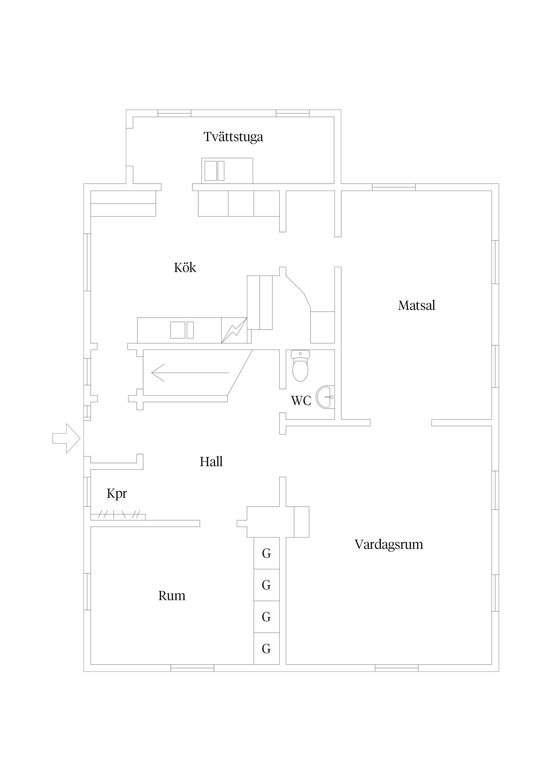 Villa, Fundersgatan 2, Kramfors - Centralt, Kramfors