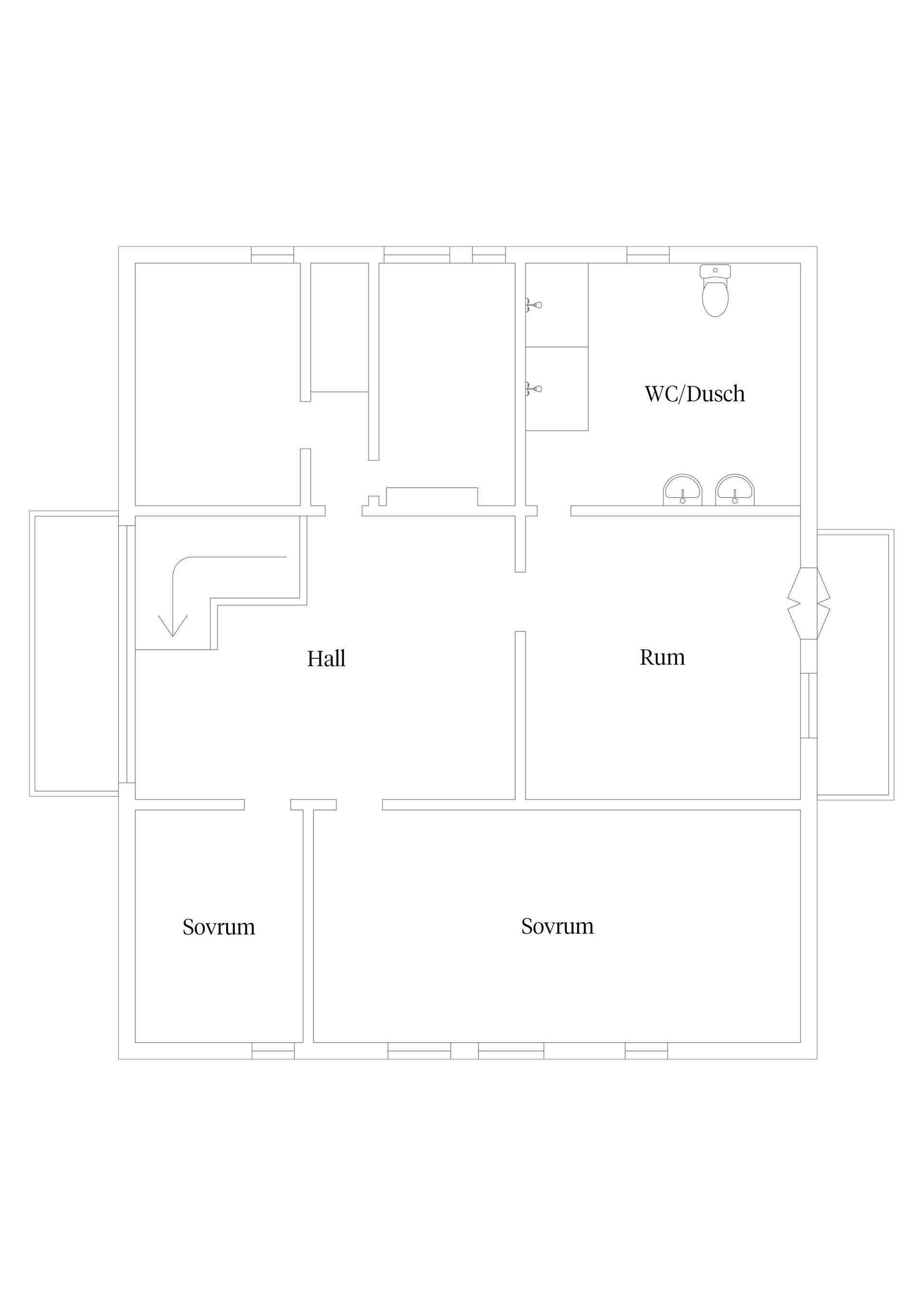 Villa, Fundersgatan 2, Kramfors - Centralt, Kramfors