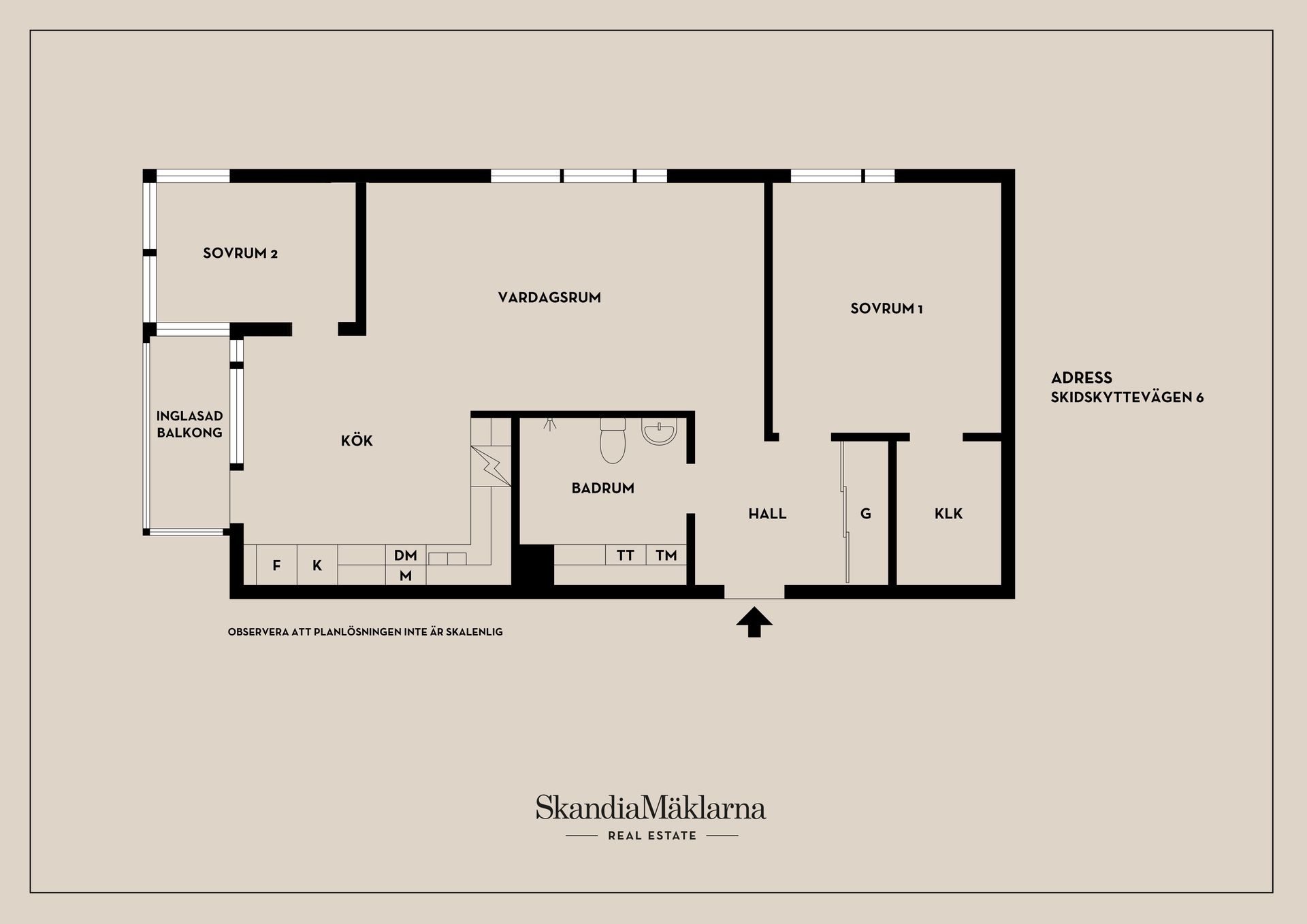 Bostadsrätt, Skidskyttevägen 6, Västertorp, Stockholm
