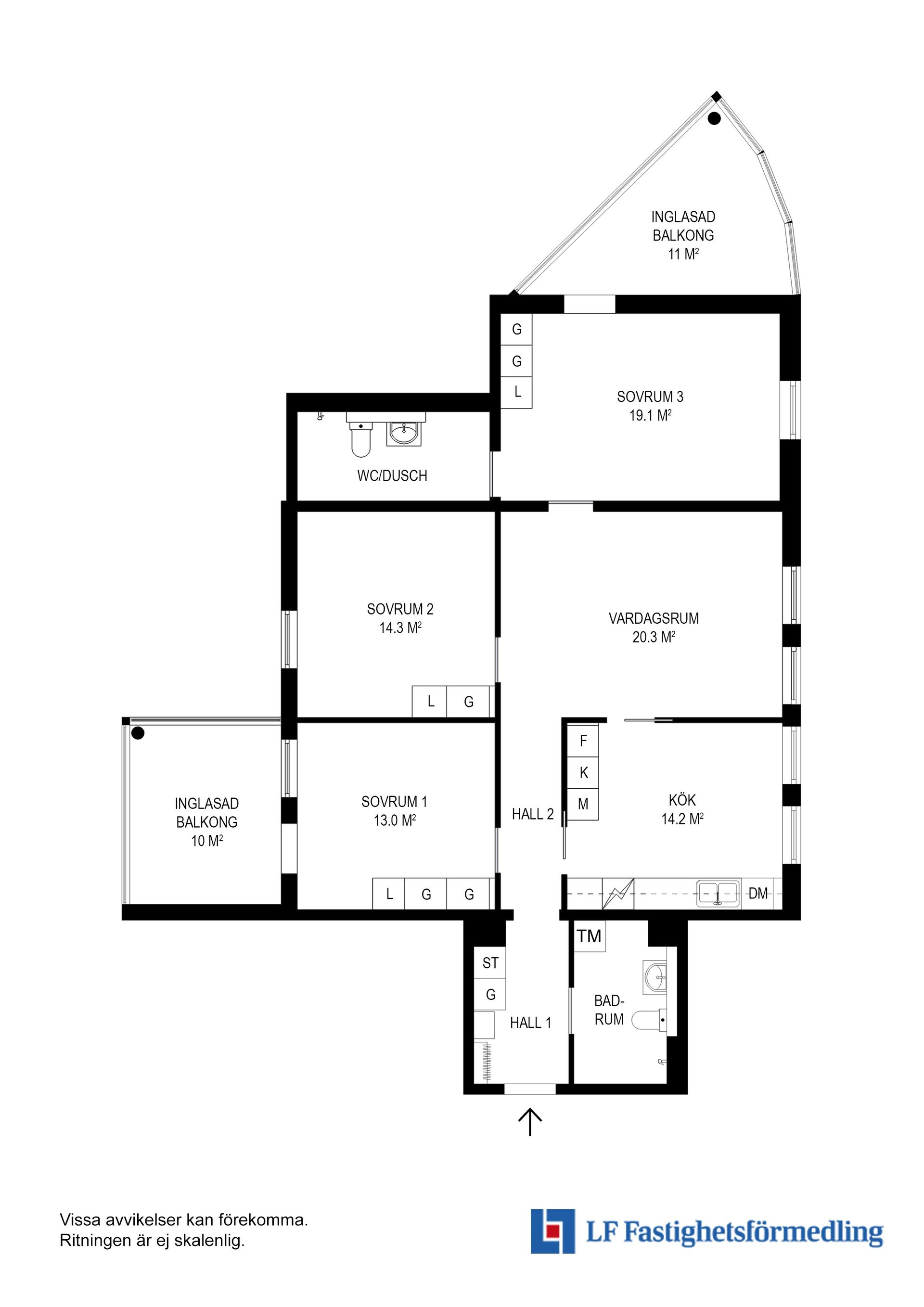 Bostadsrätt, Engelbrekts väg 20, Tureberg, Sollentuna