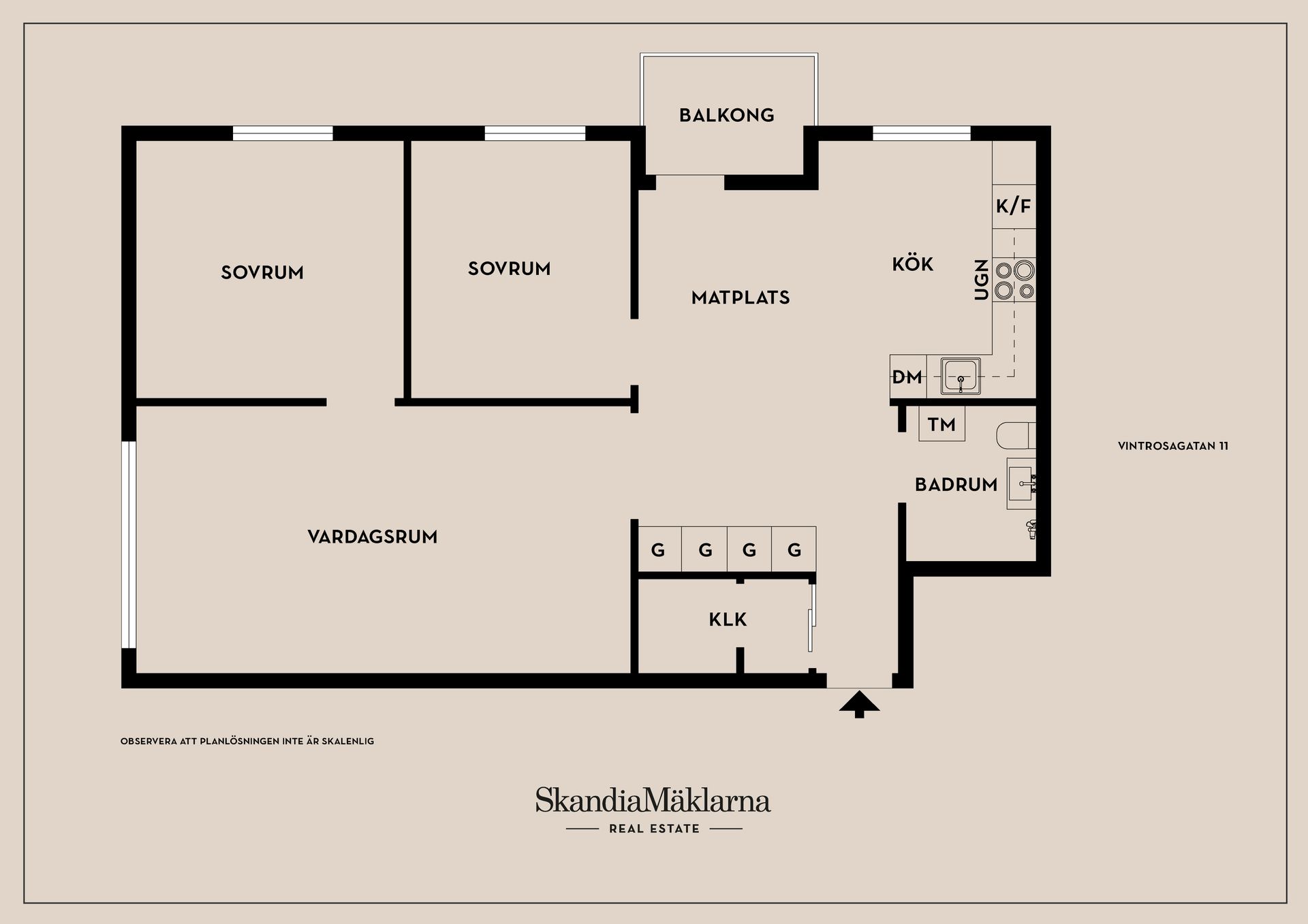 Bostadsrätt, Vintrosagatan 11, Hagsätra, Stockholm