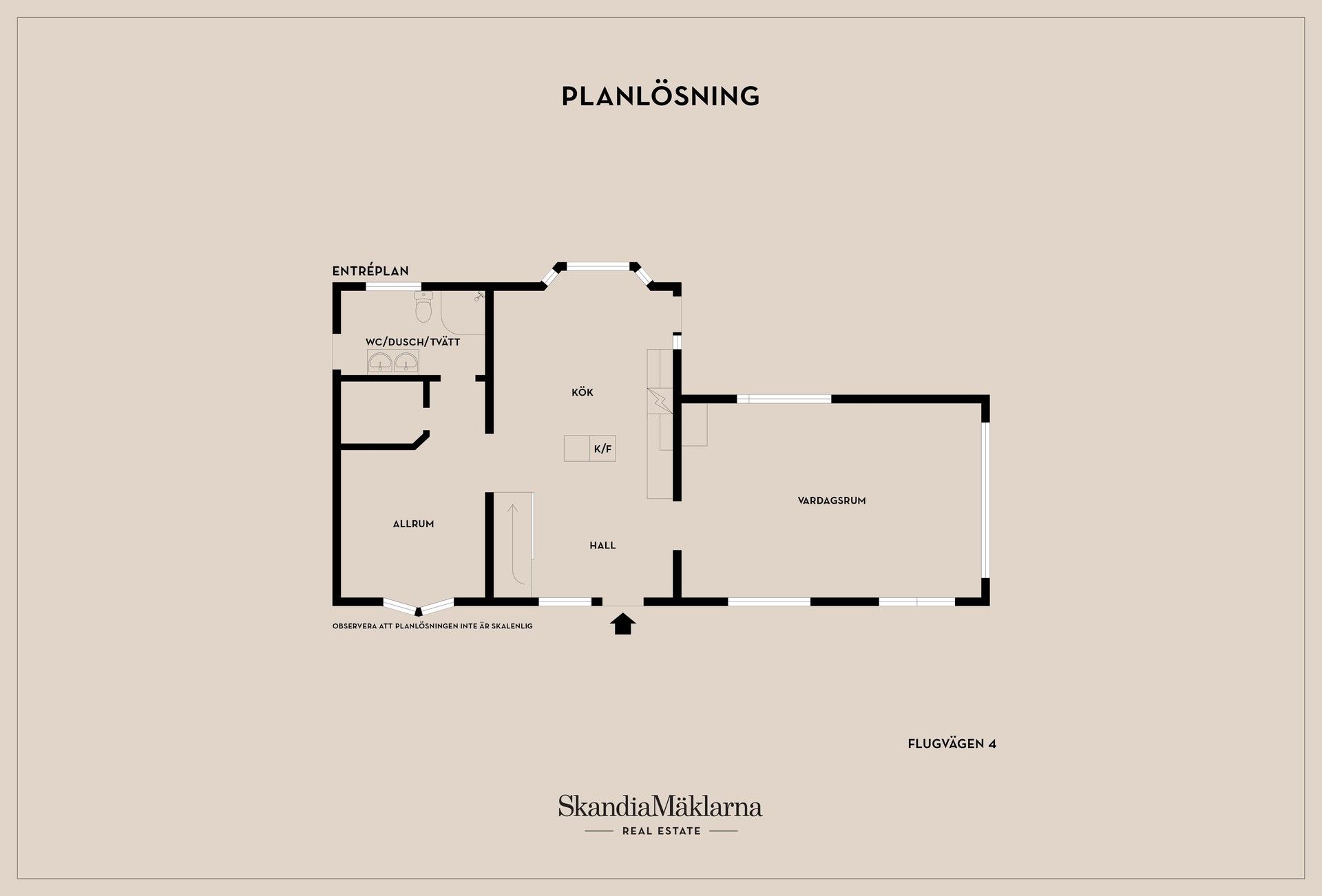 Villa, Flugvägen 4, Raksta, Tyresö