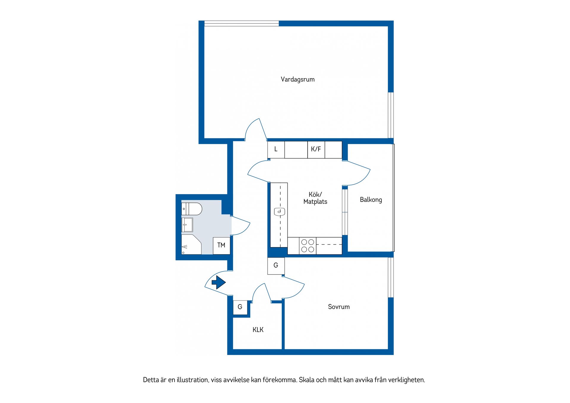 Bostadsrätt, Skönsbergsvägen 27A, Haga, Sundsvall