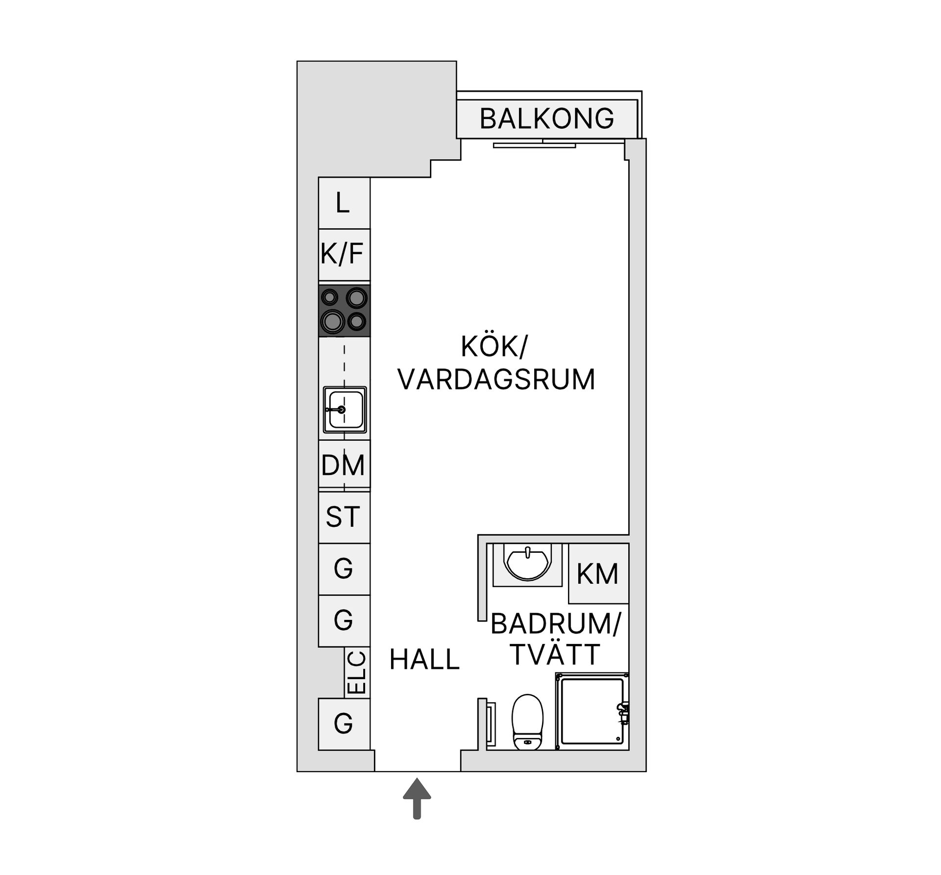 Bostadsrätt, Lodjursstråket 1, vån 17, Karlastaden - Lindholmen, Göteborg