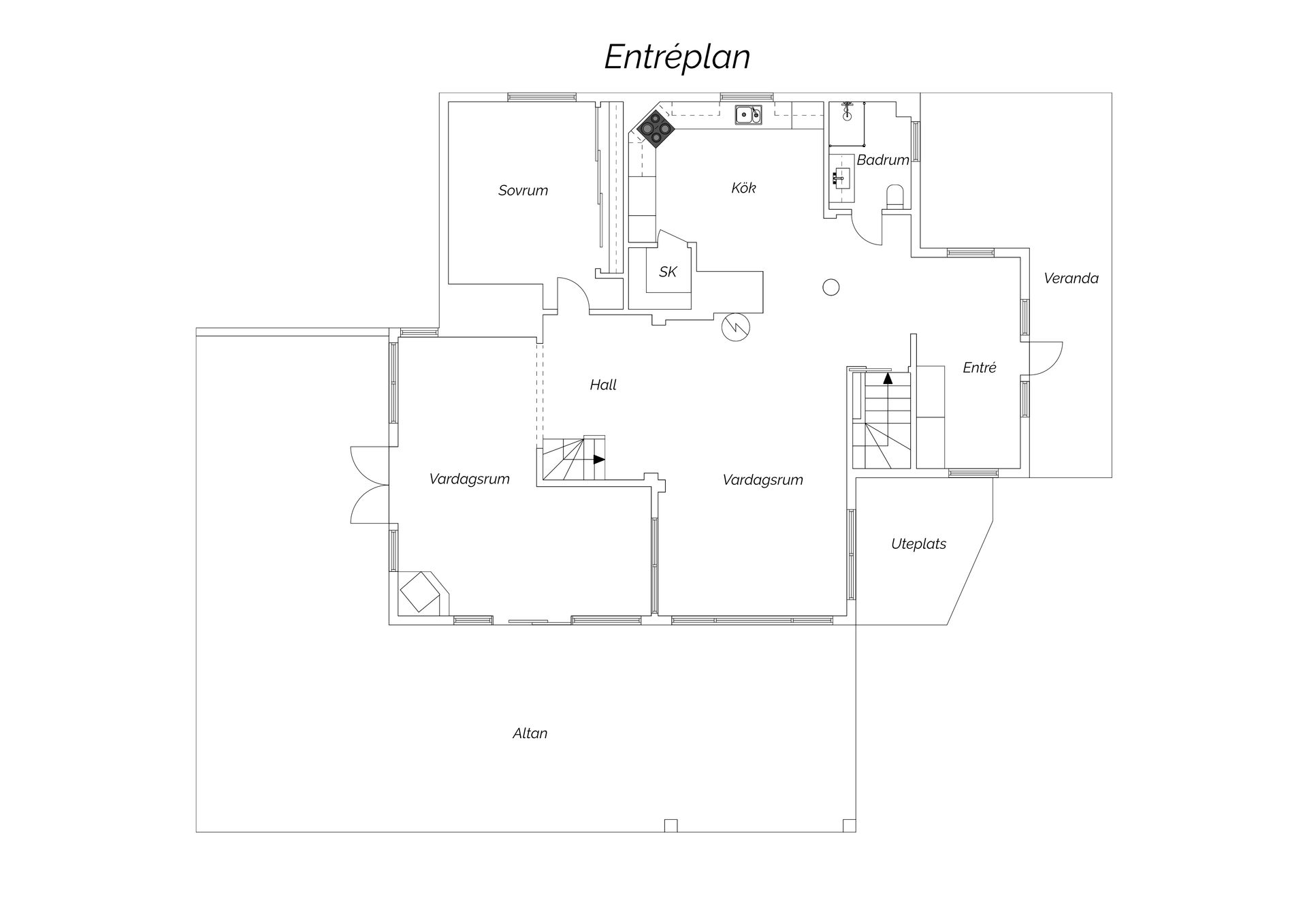 Villa, Orkanvägen 12, Ankarsvik, Sundsvall