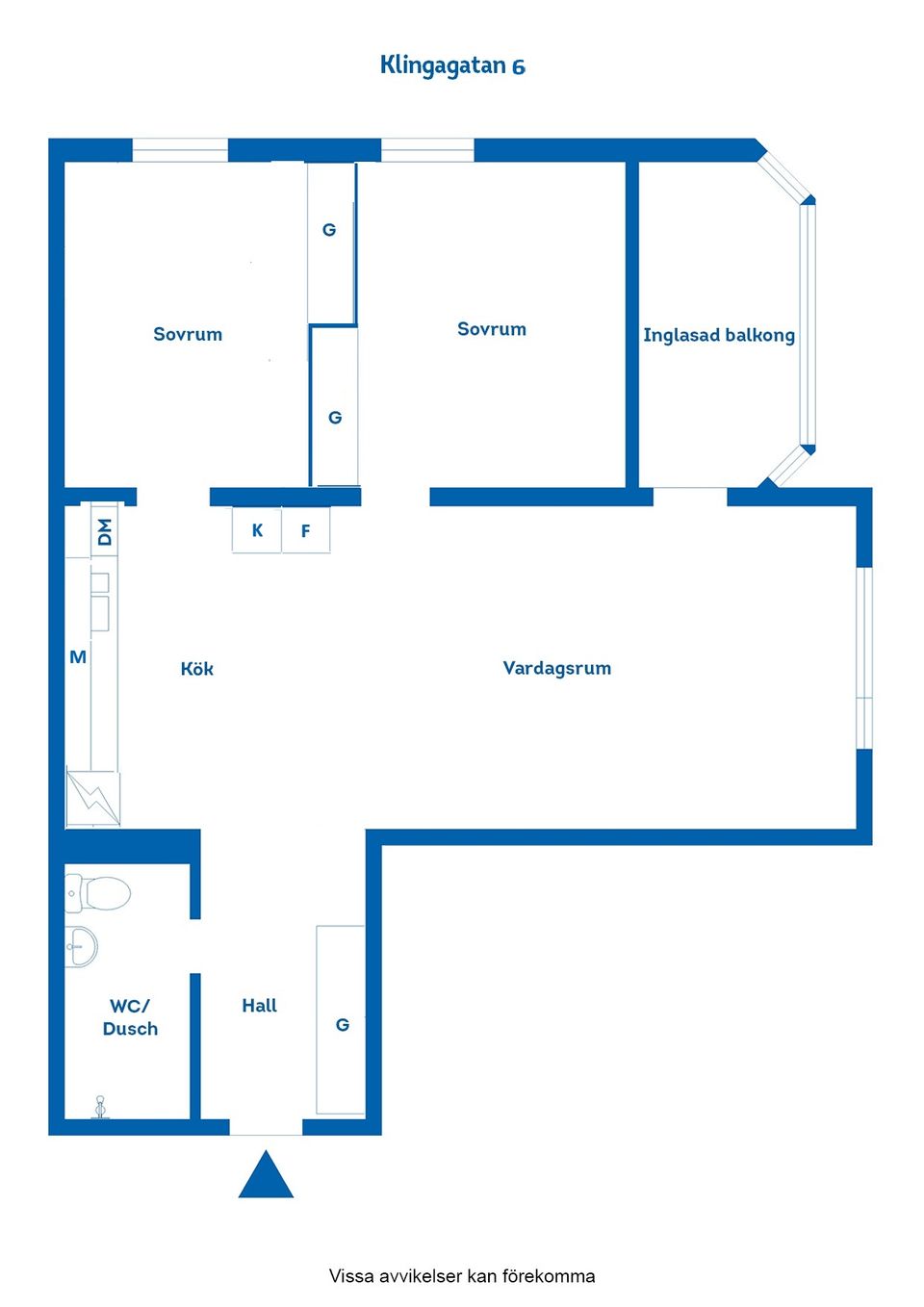 Bostadsrätt, Klingagatan 6, Skarphagen, Norrköping
