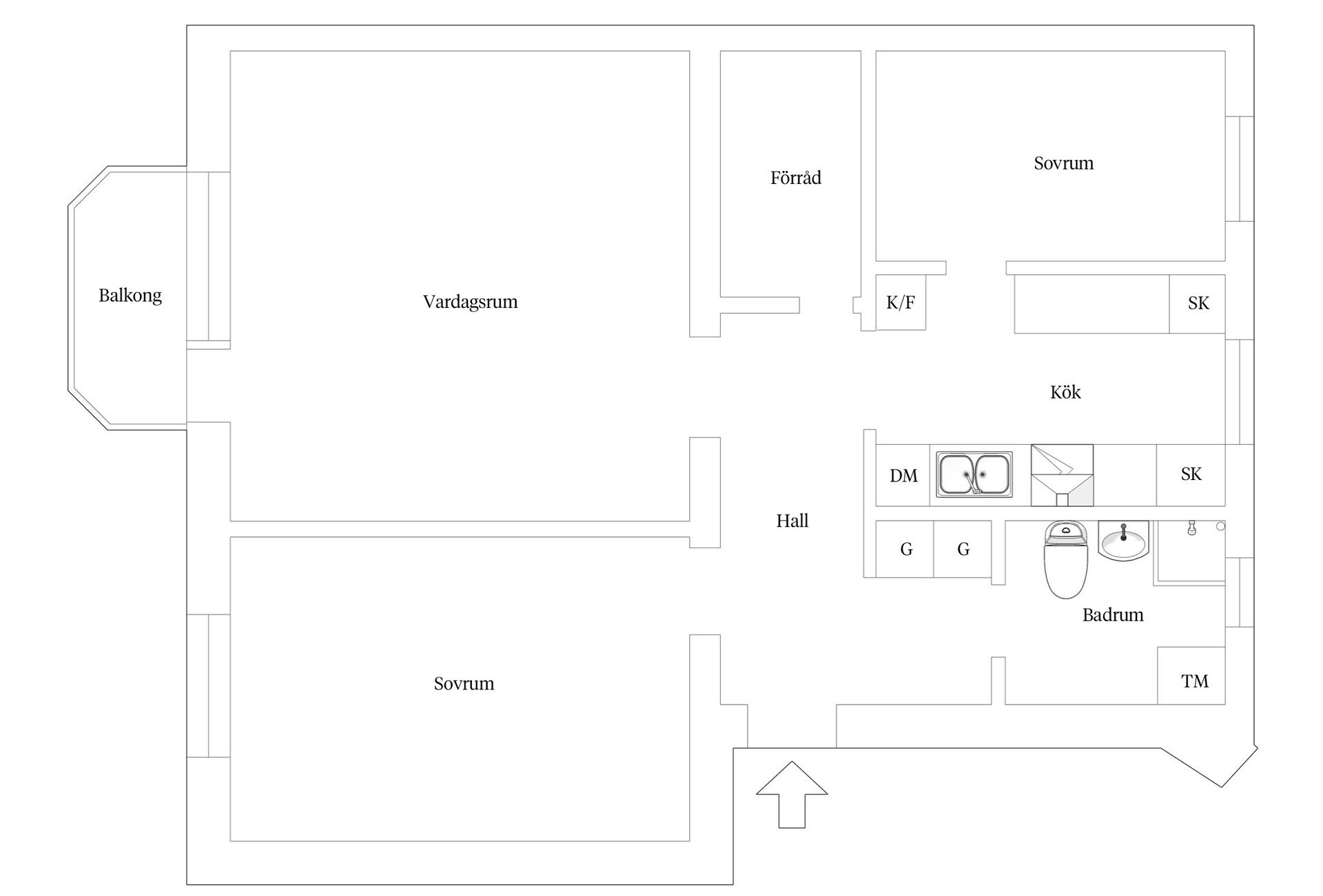 Bostadsrätt, Simrishamnsvägen 1, Björkhagen, Stockholm