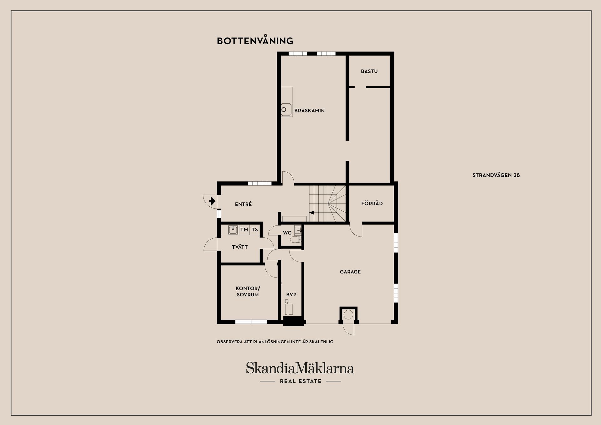 Villa, Strandvägen 28, Strandvägenområdet, Upplands-Bro