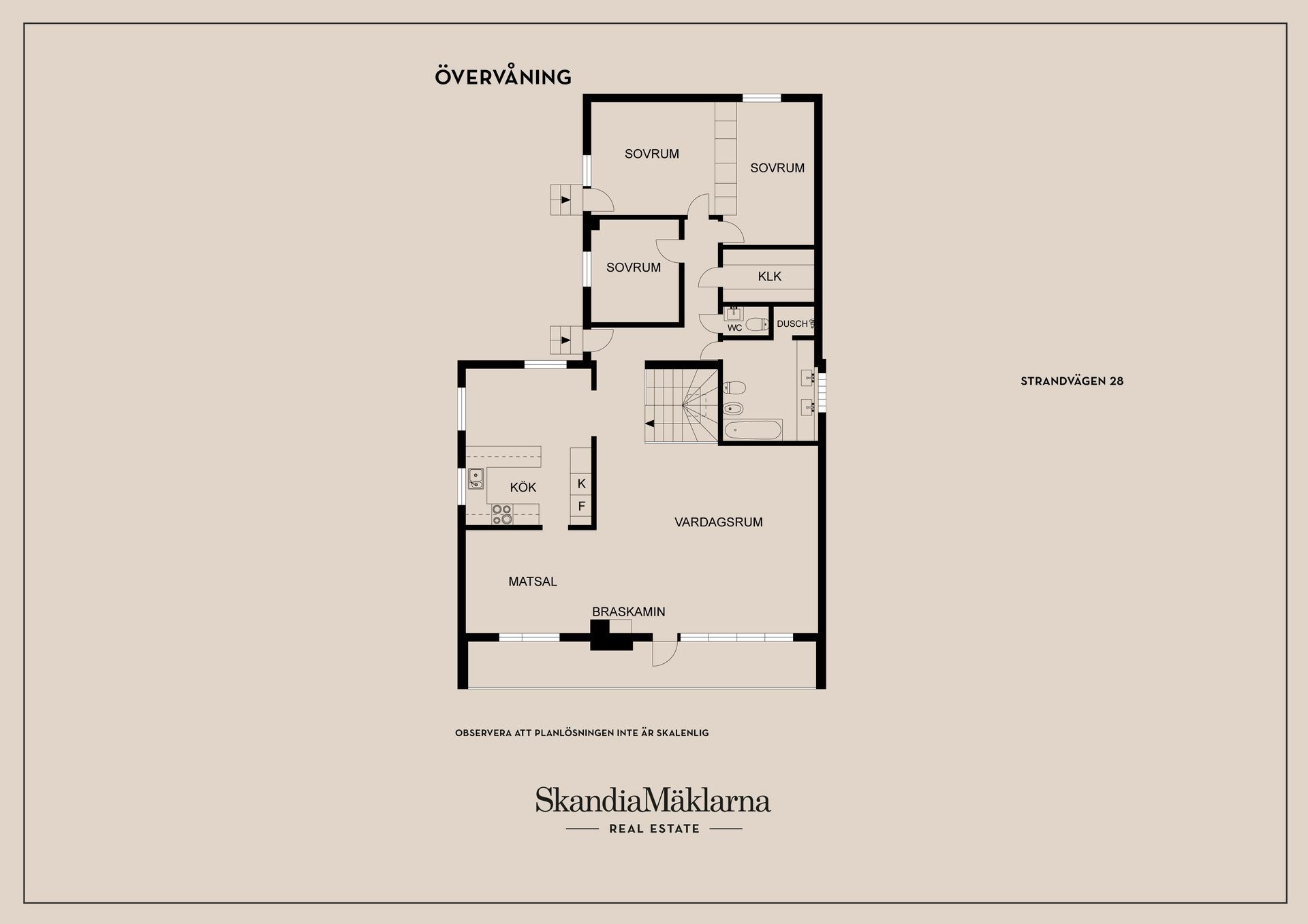 Villa, Strandvägen 28, Strandvägenområdet, Upplands-Bro