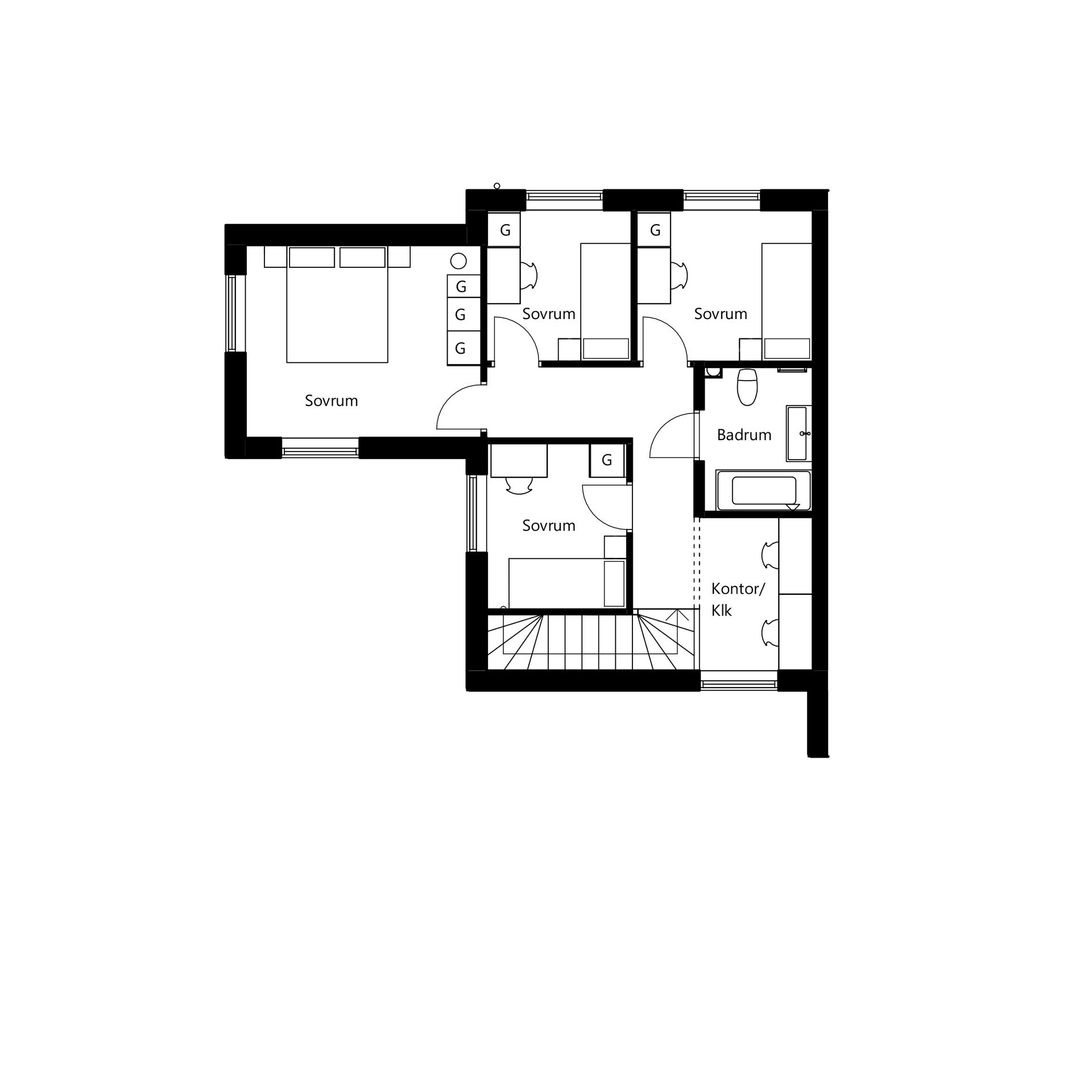 Radhus, Persvägen, Gustavsvik, Nacka