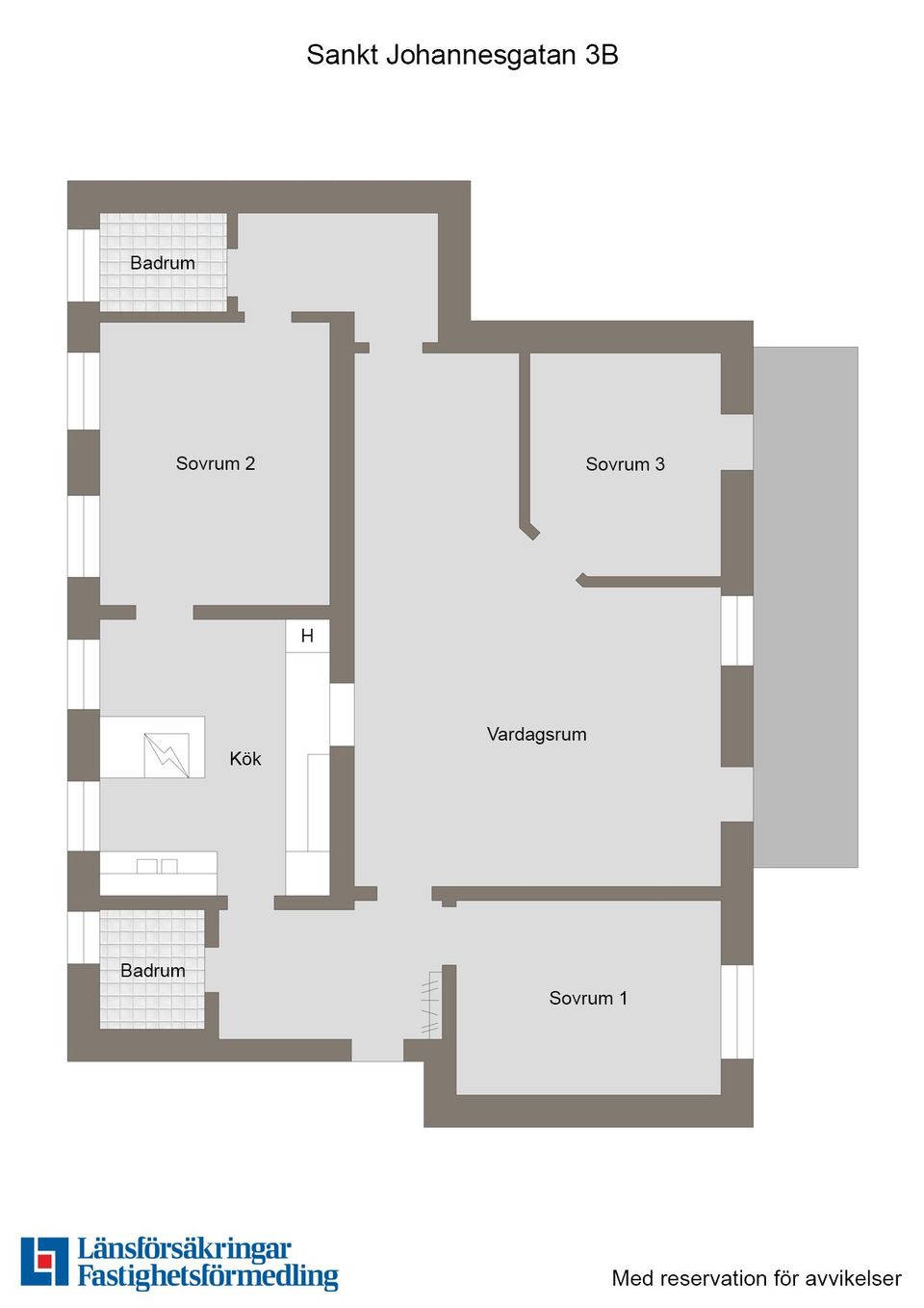 Bostadsrätt, Sankt Johannesgatan 3B, S:t Ilian, Enköping