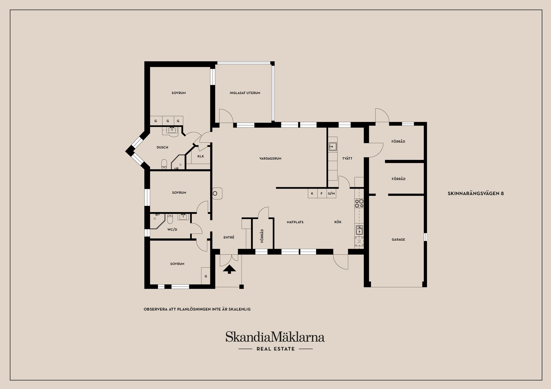 Villa, Skinnarängsvägen 8, Vadstena