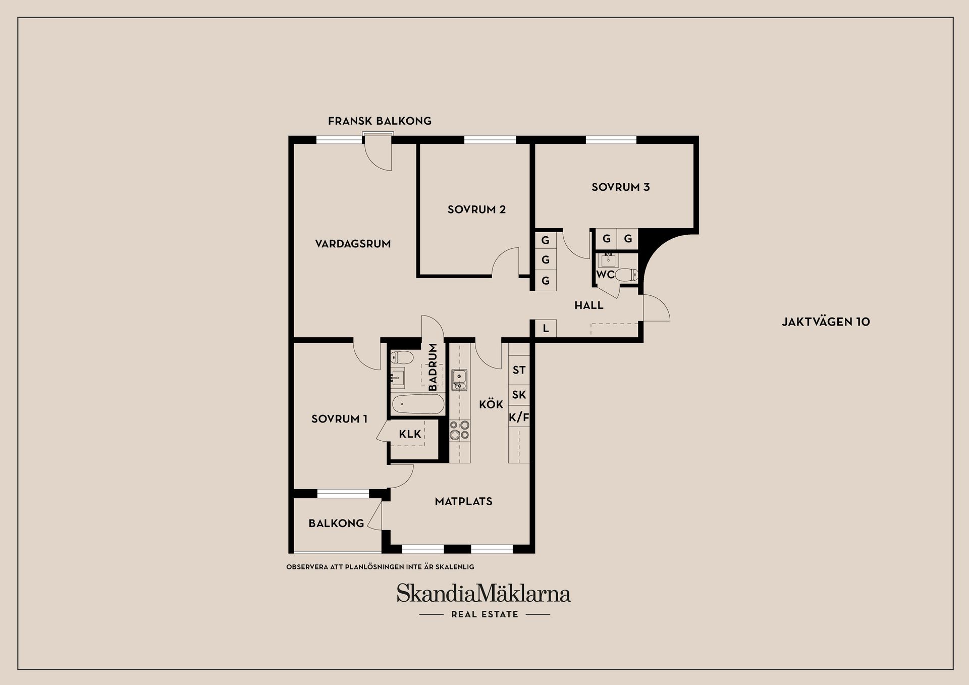 Bostadsrätt, Jaktvägen 10, Barkarby, Järfälla
