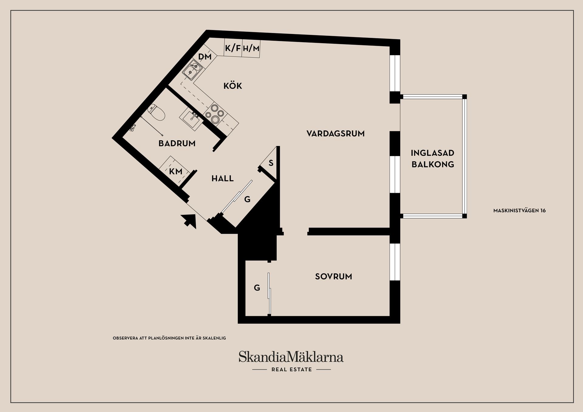 Bostadsrätt, Maskinistvägen 16, Bolinder Strand, Järfälla
