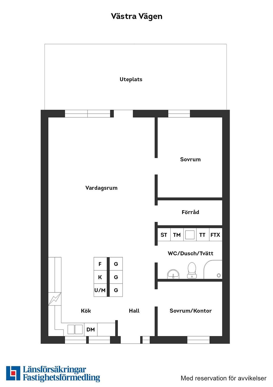 Bostadsrätt, Västra vägen 43G, Trönninge, Halmstad