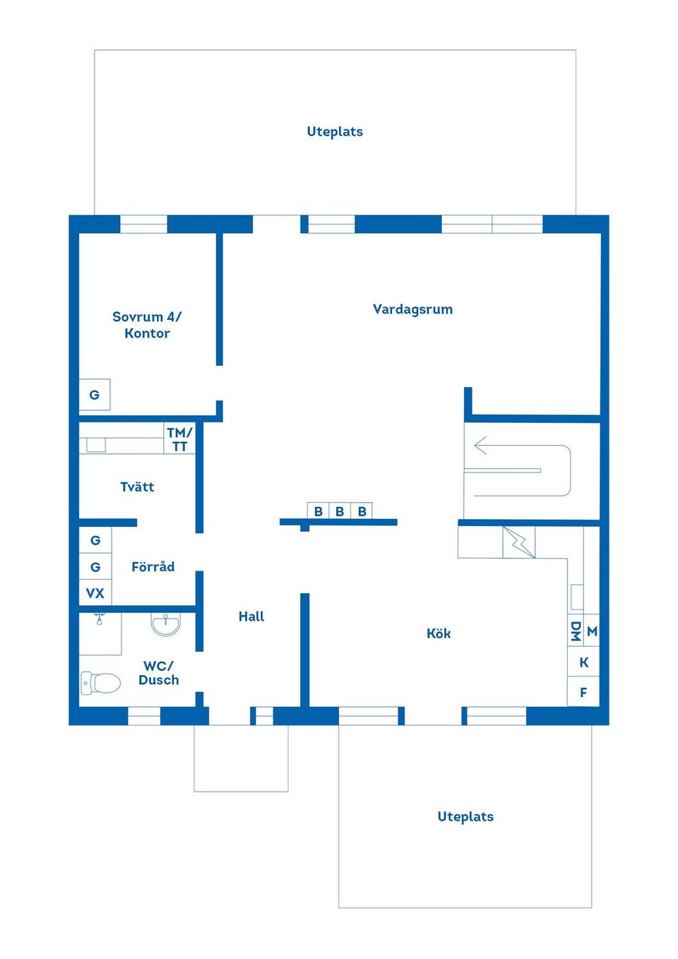 Villa, Radhus, Ortgatan 6, Norra Brevik, Västervik