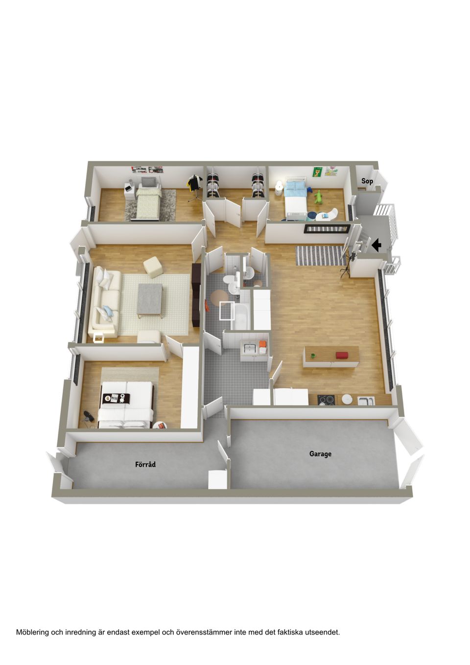 Villa, Fänriksgatan 37, Lulsundet, Luleå