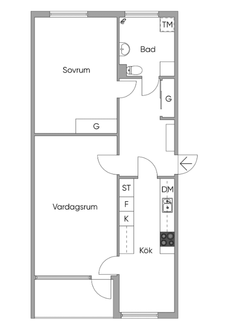 Bostadsrätt, Gränsholmsbacken 7, Vårberg, Stockholm