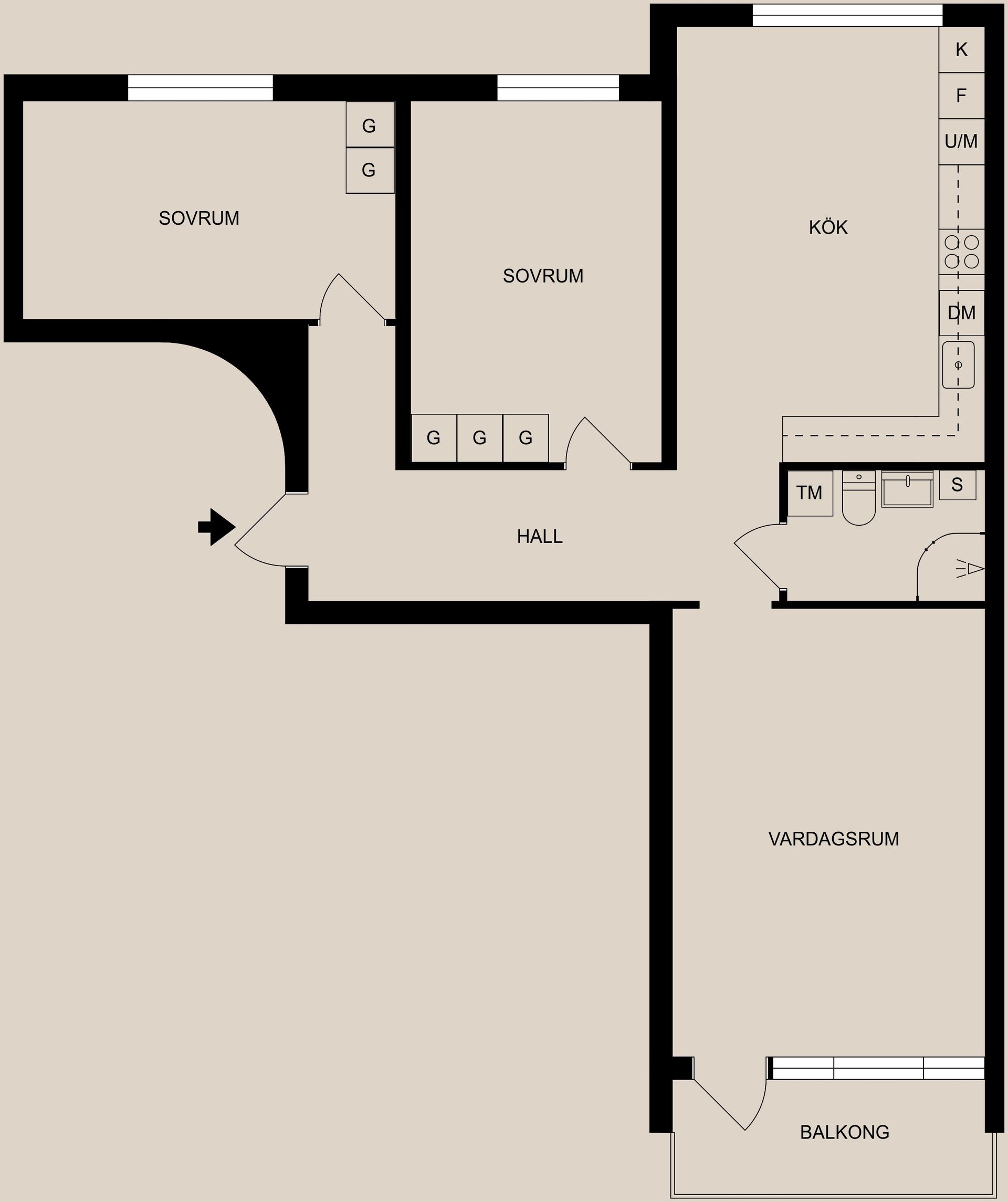 Bostadsrätt, Bergslagsgatan 71, Norr, centralt, Norrköping