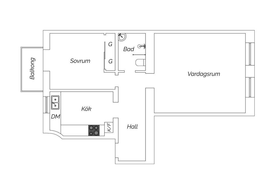 Bostadsrätt, Roslagsgatan 43, Vasastan - Sibirien, Stockholm