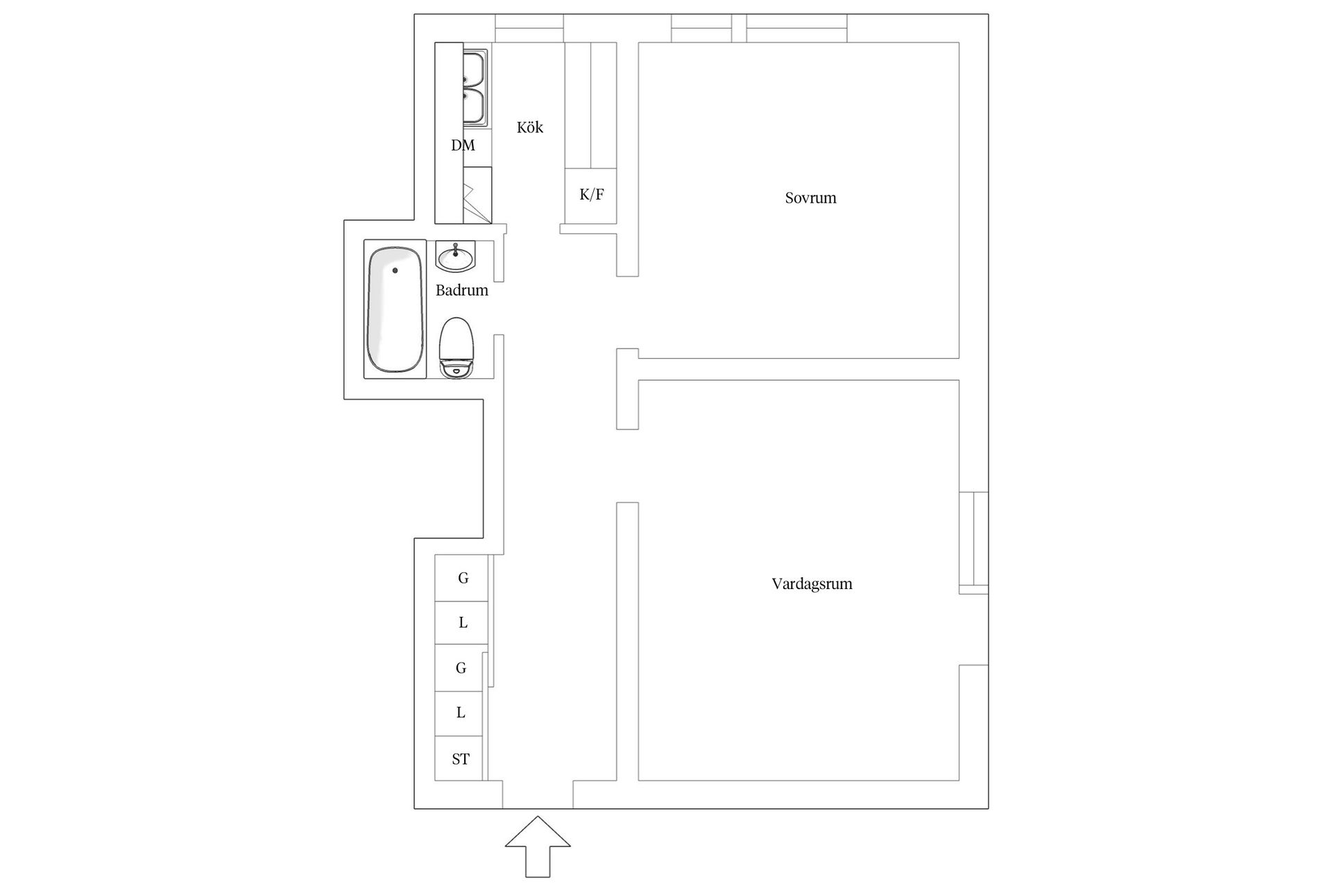 Bostadsrätt, Måsvägen 5A, Väster, Lund
