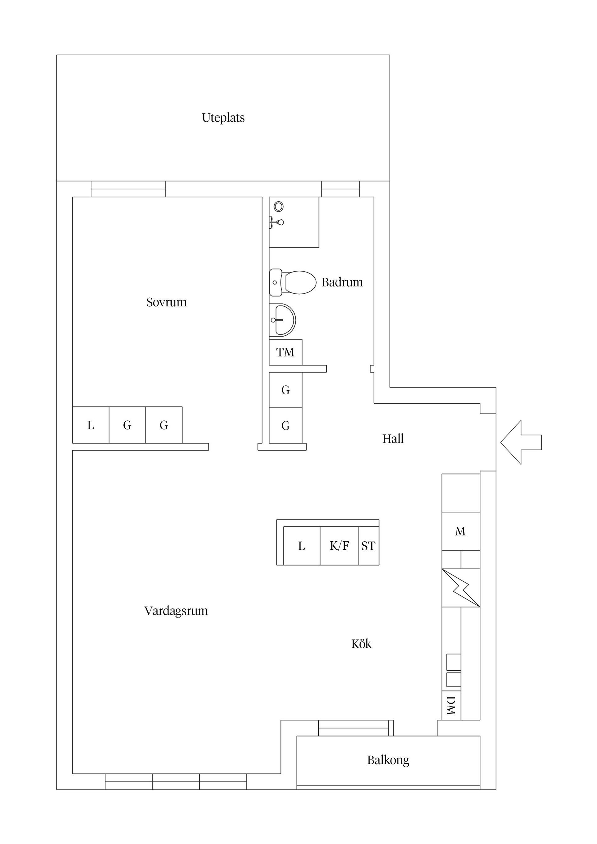 Bostadsrätt, Portalgatan 67, Kapellgärdet, Uppsala