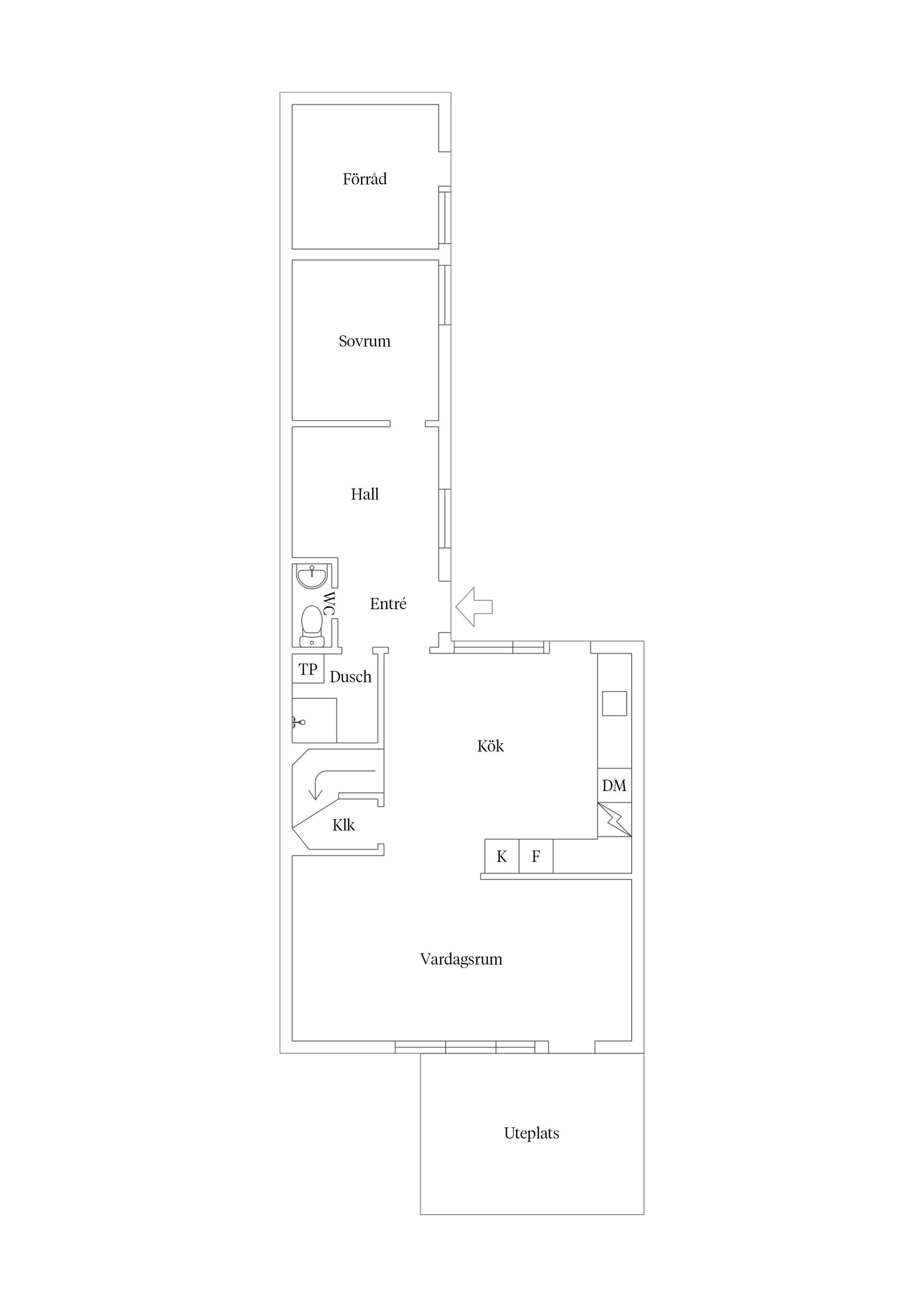Villa, Radhus, Vasavägen 212F, Rotebro, Sollentuna