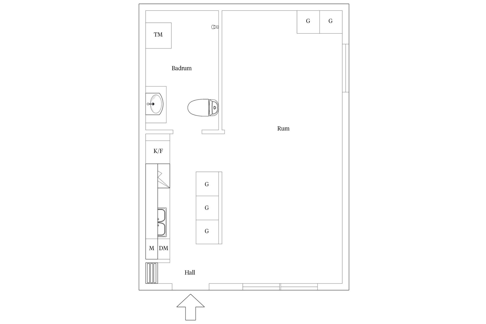 Bostadsrätt, Högalidsvägen 55H, Högalid, Trelleborg