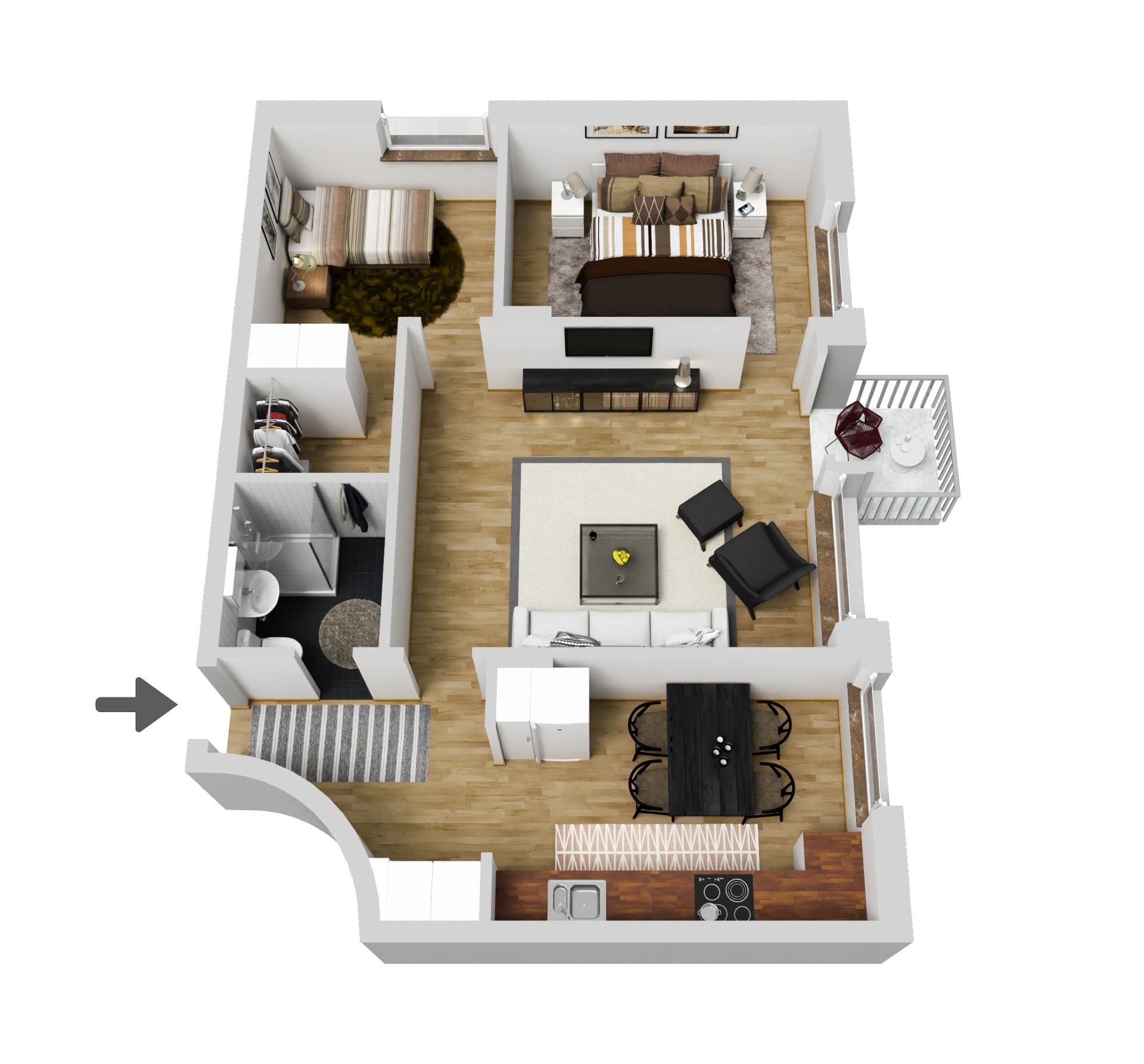 Bostadsrätt, Fjugestagränd 19, Hagsätra - Ormkärr, Stockholm