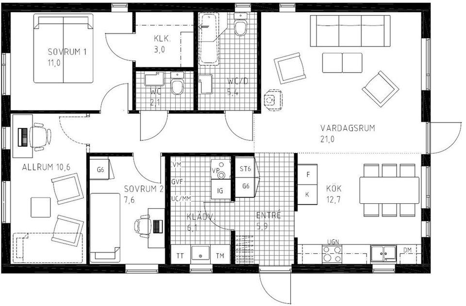 Villa, Mor Annas väg 12, Vaggeryd