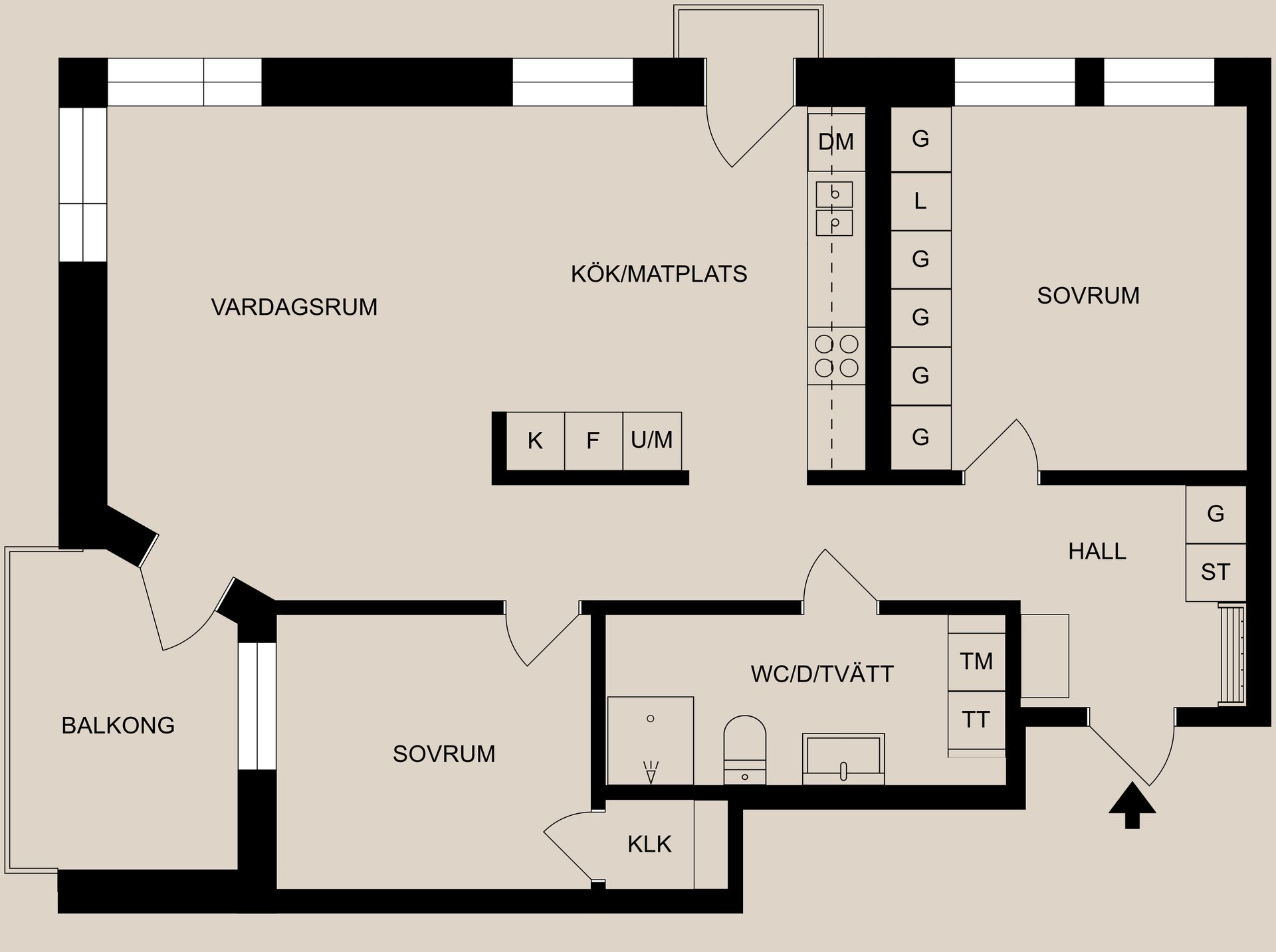 Bostadsrätt, Saltängsgatan 94, Centralt - Inre hamnen, Norrköping