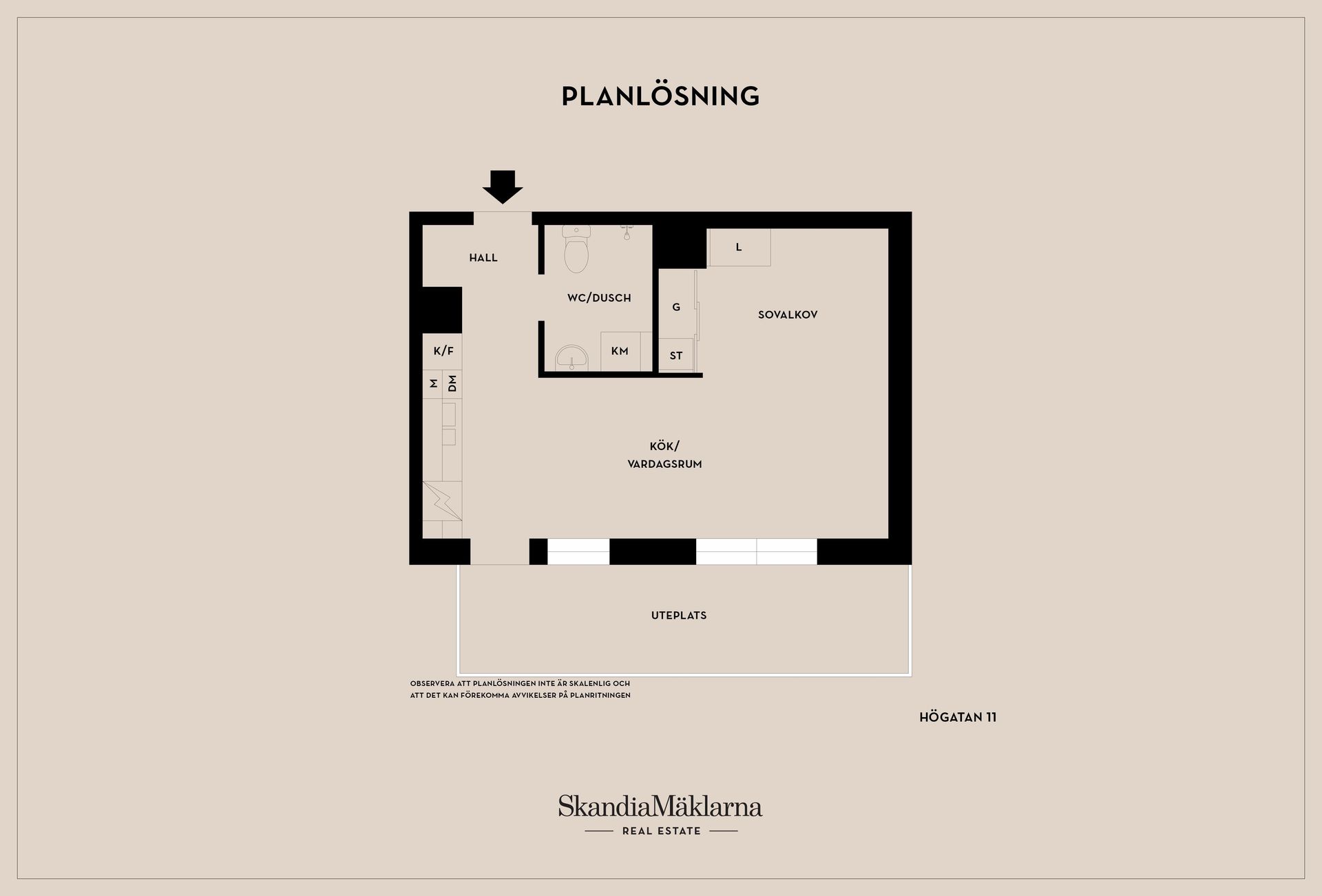 Bostadsrätt, Högatan 11, Elinegård, Malmö